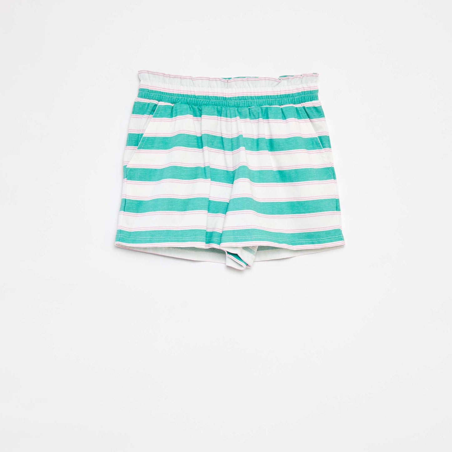 Short léger coloré avec 2 poches VERT