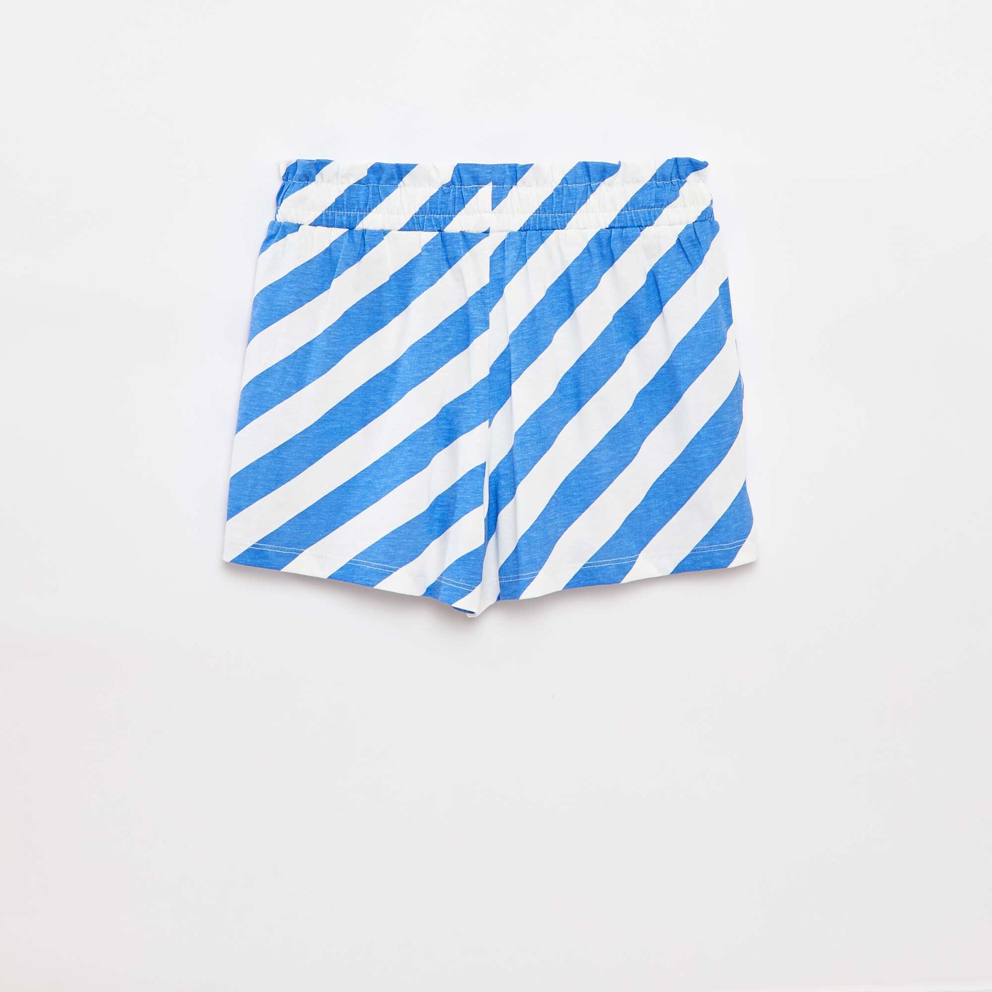 Short léger coloré avec 2 poches BLEU