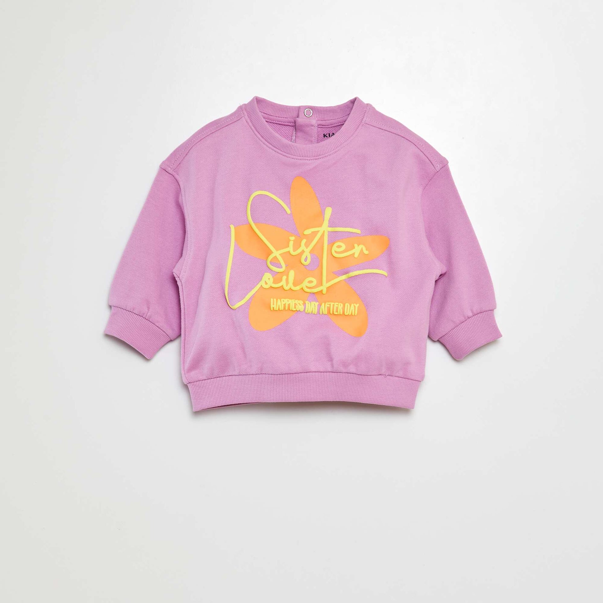 Sweat en molleton 'Sister' ROSE