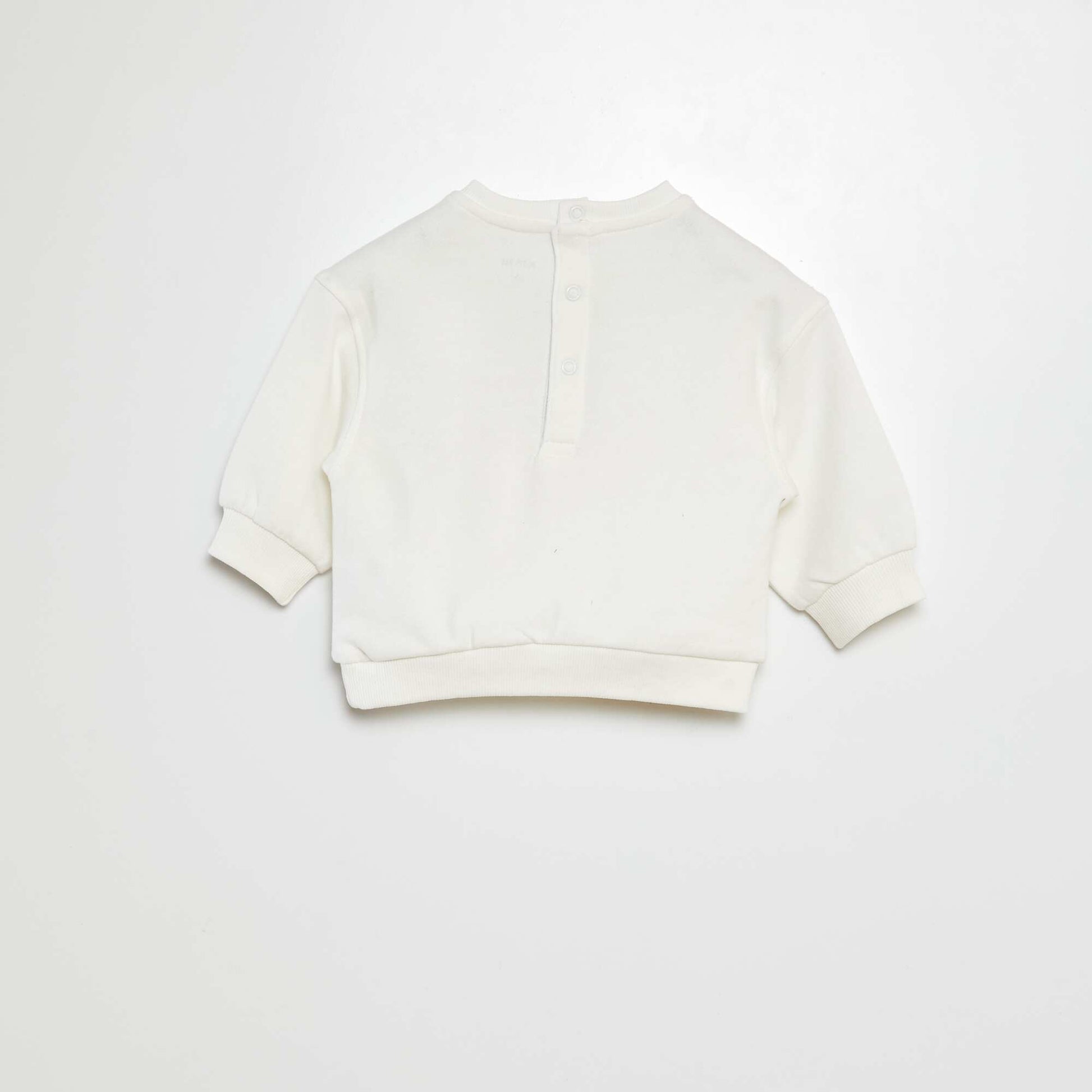 Sweat en molleton 'Sister' BLANC