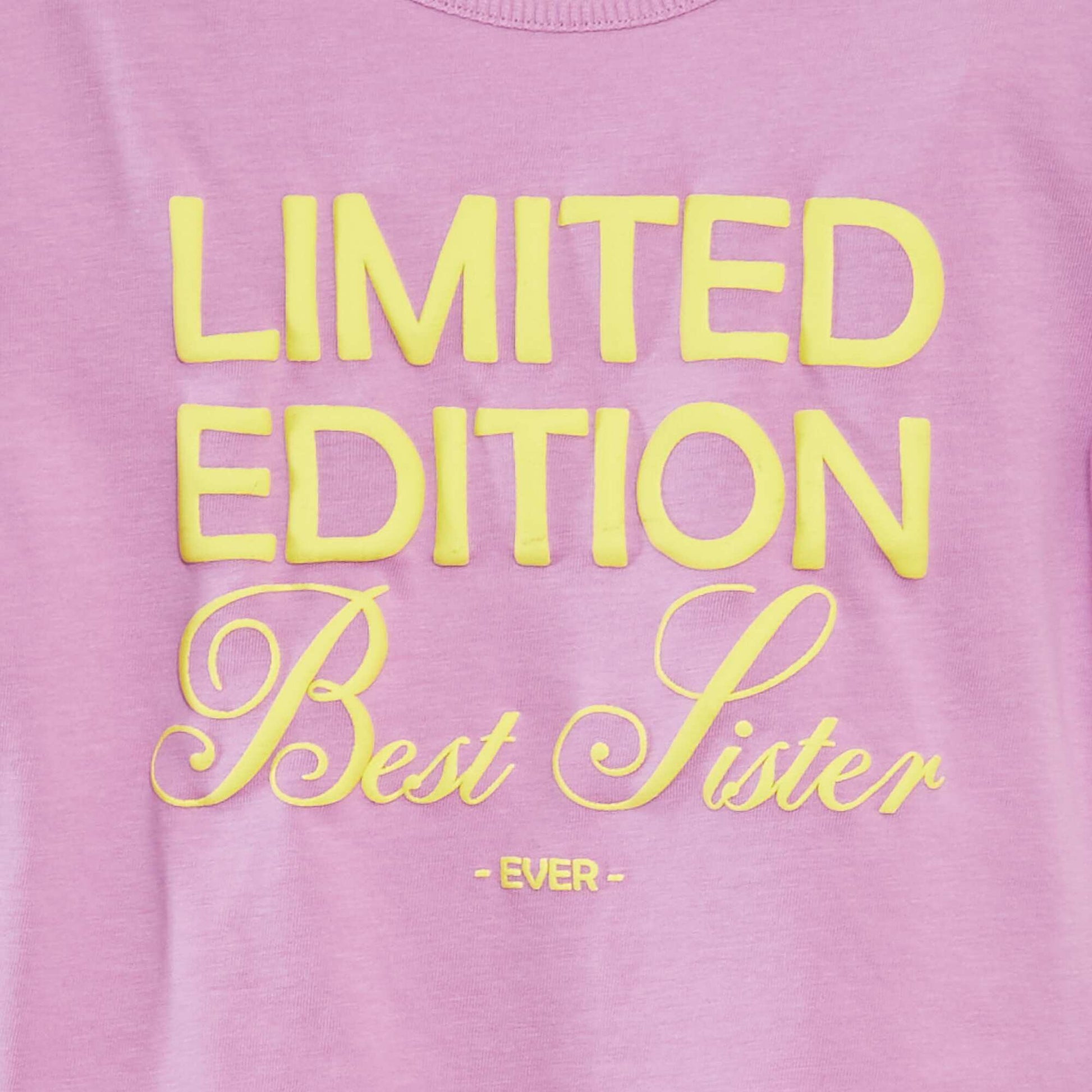 T-shirt à message pour les sœurs ROSE