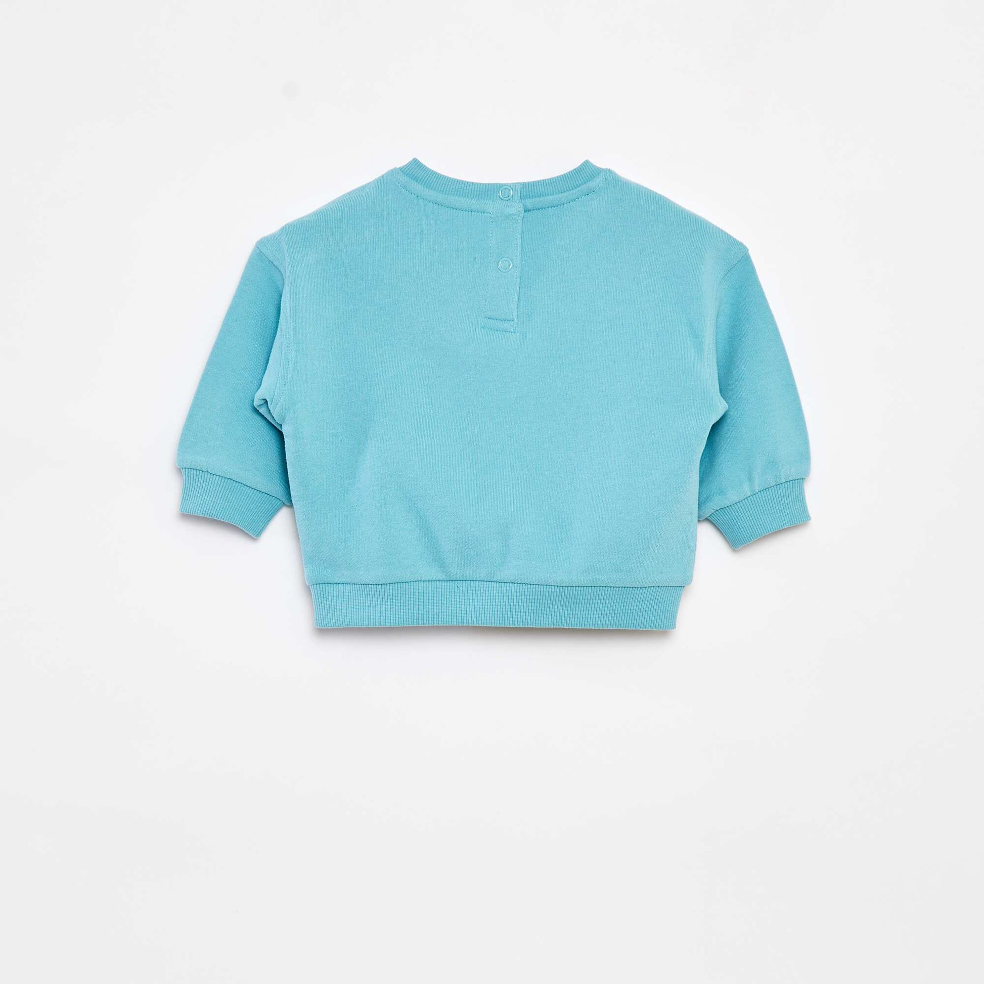Sweat avec print 'Brother' VERT