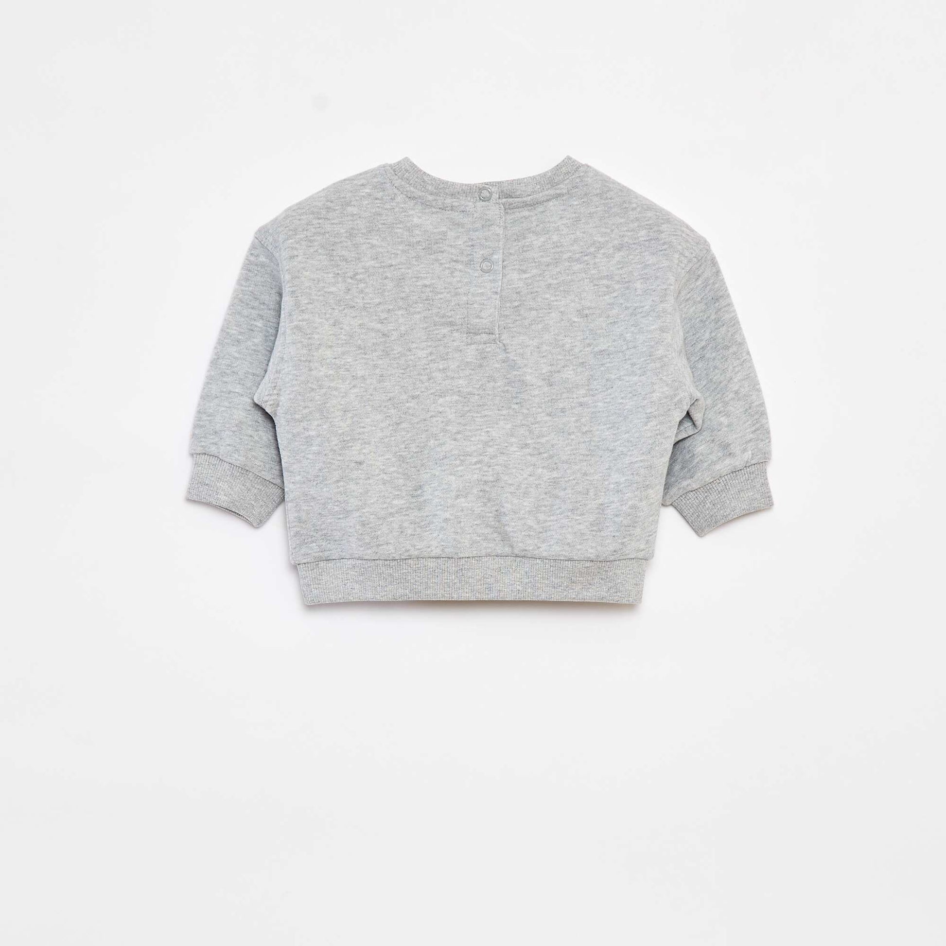 Sweat avec print 'Brother' GRIS