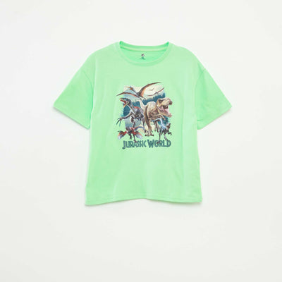 T-shirt imprimé 'Jurassic World' VERT