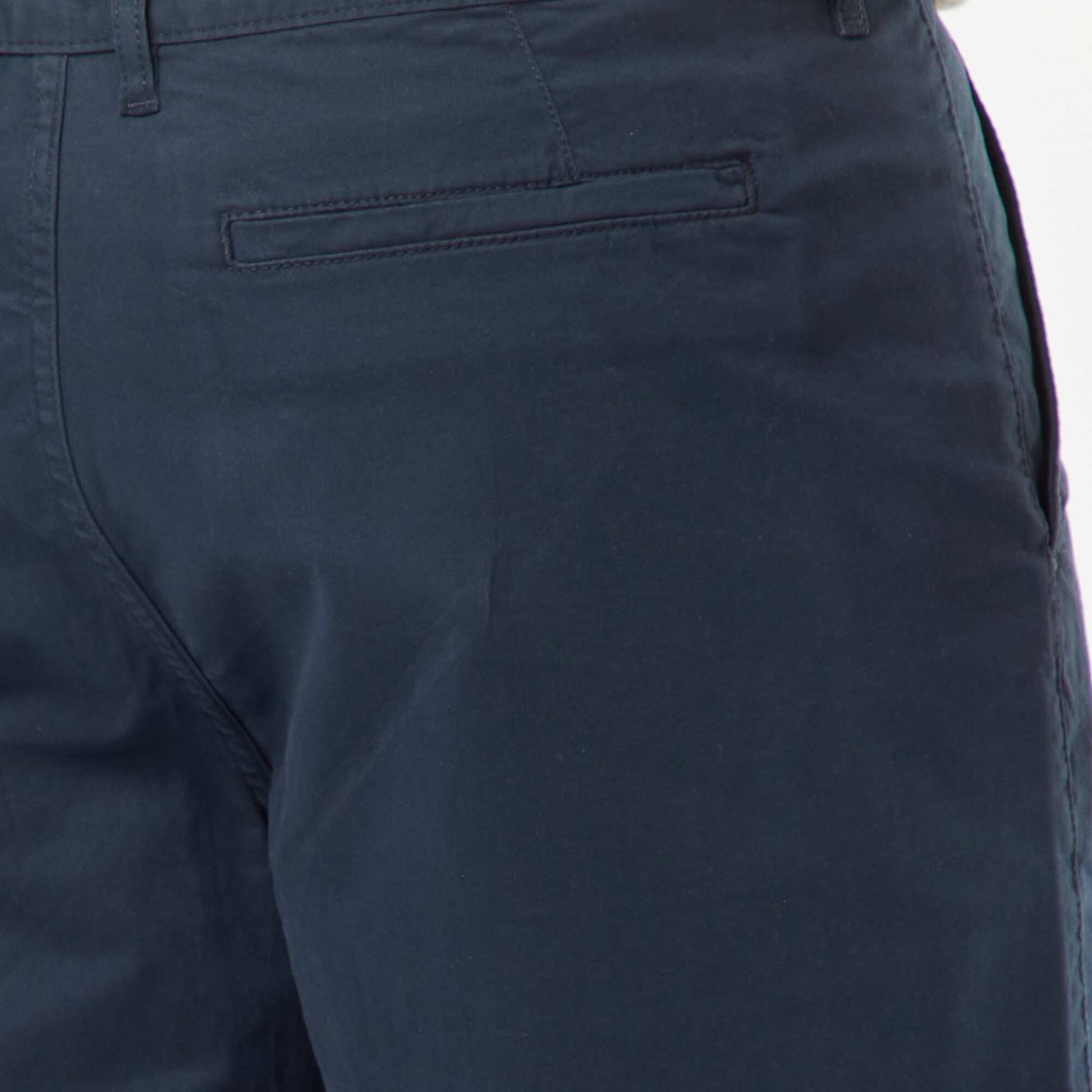 Bermuda chino uni BLEU