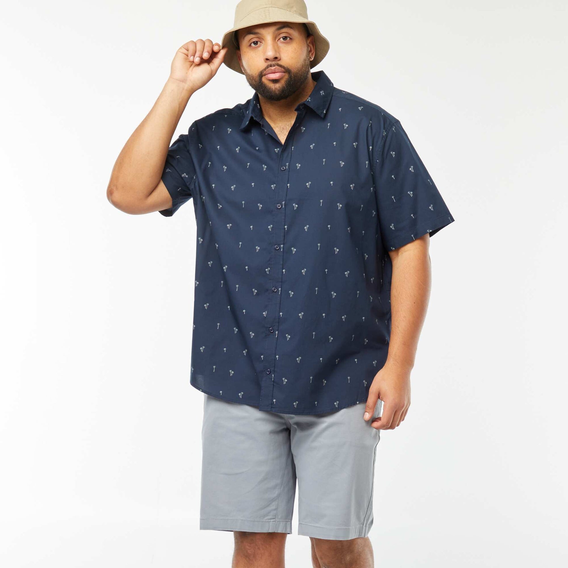 Bermuda chino uni BLEU
