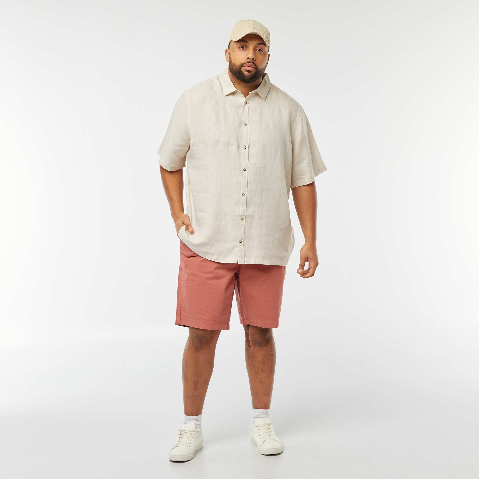 Bermuda chino uni ROSE