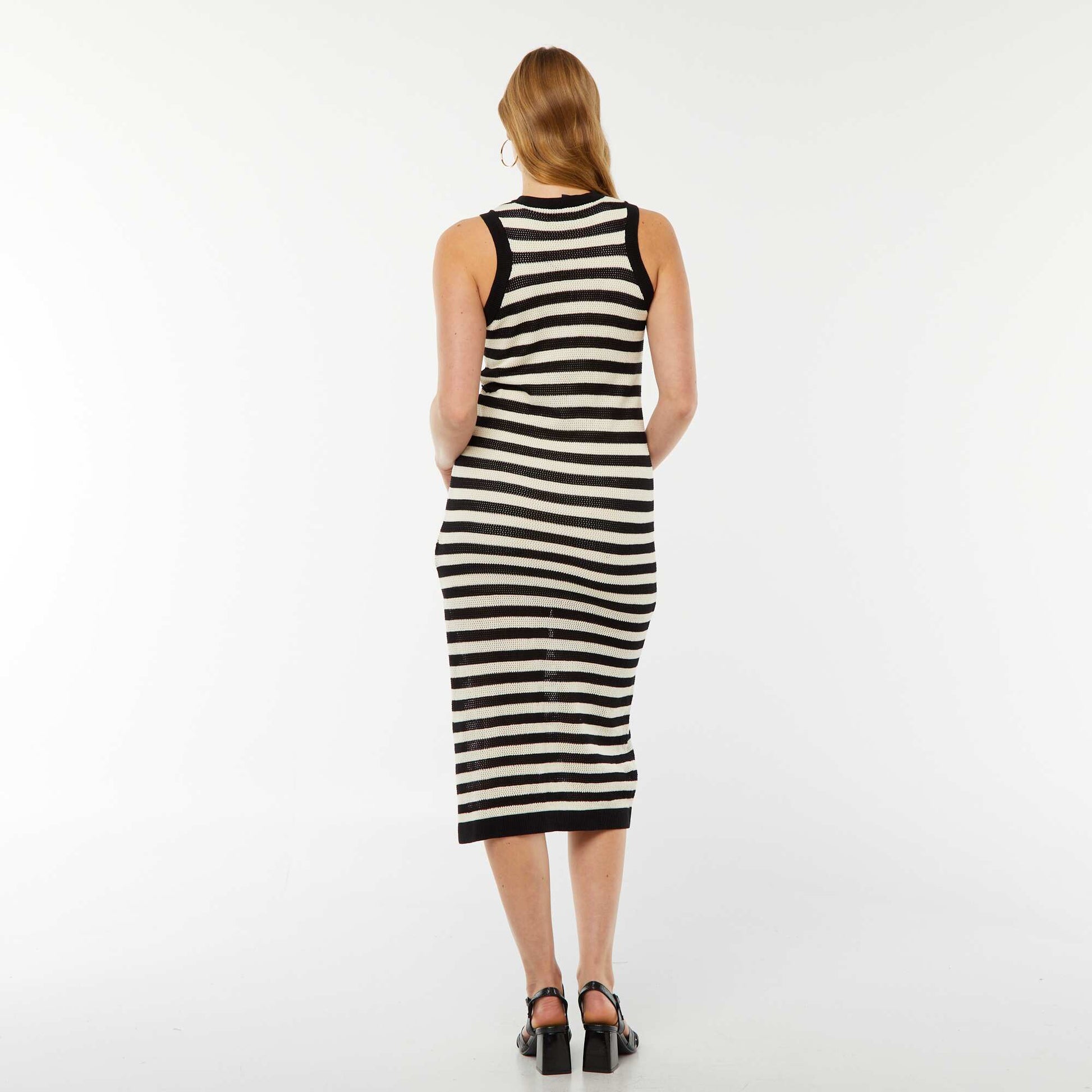 Robe longue sans manches BEIGE