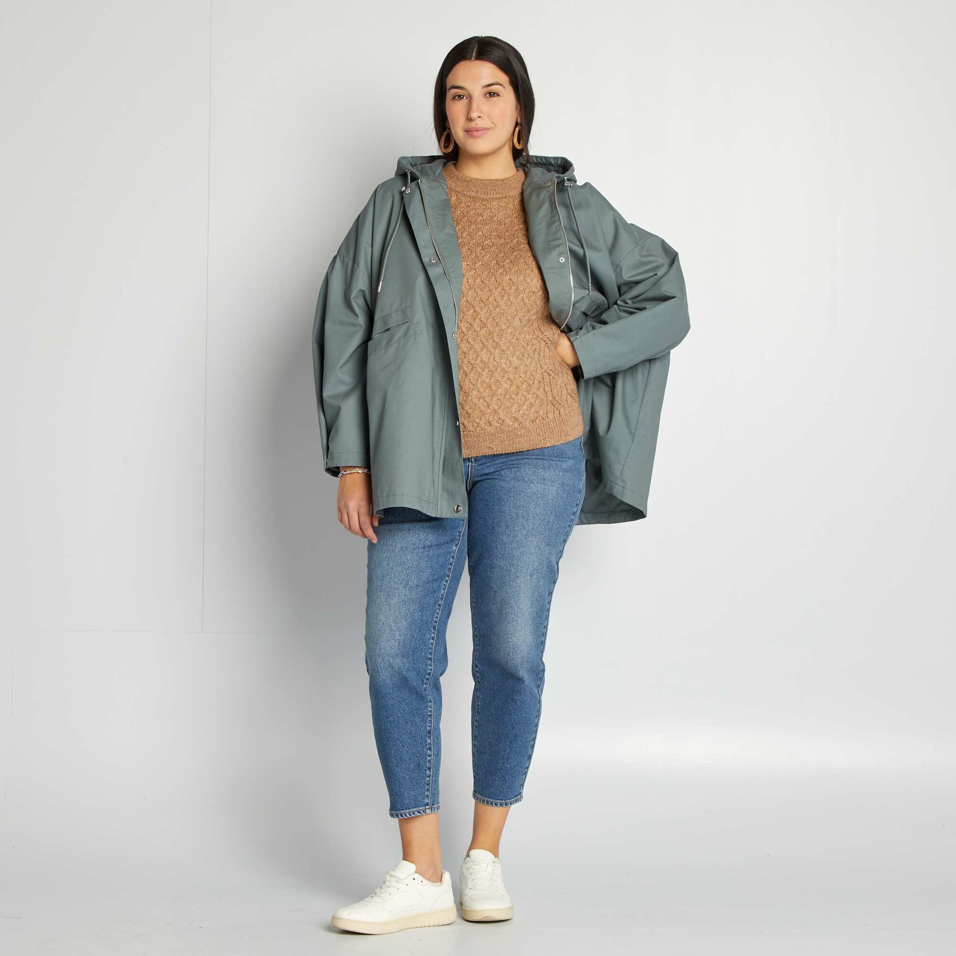 Pull en maille fantaisie BEIGE