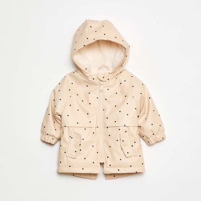 Parka imprimée ROSE CLAIR