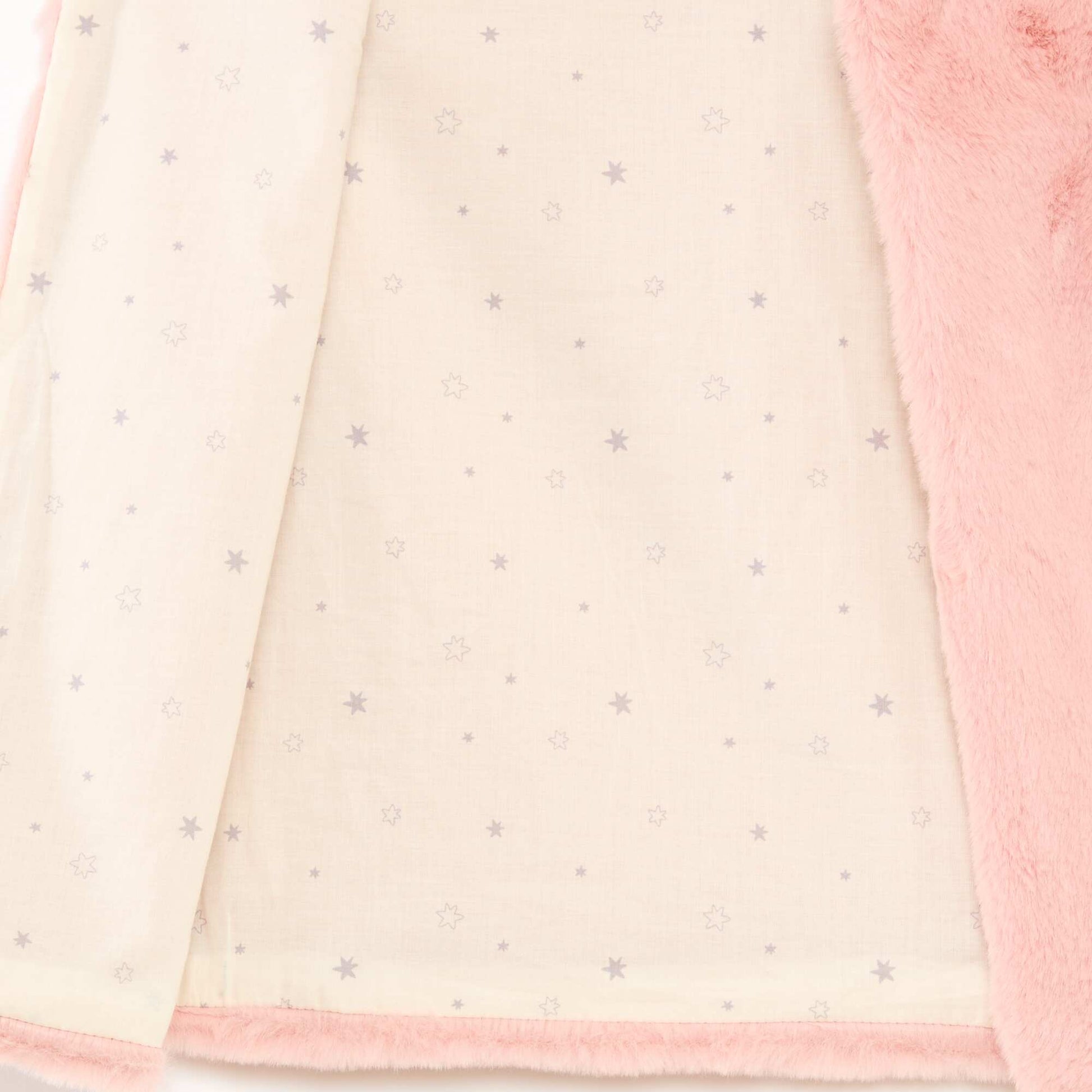 Gilet sans manches en fausse fourrure ROSE