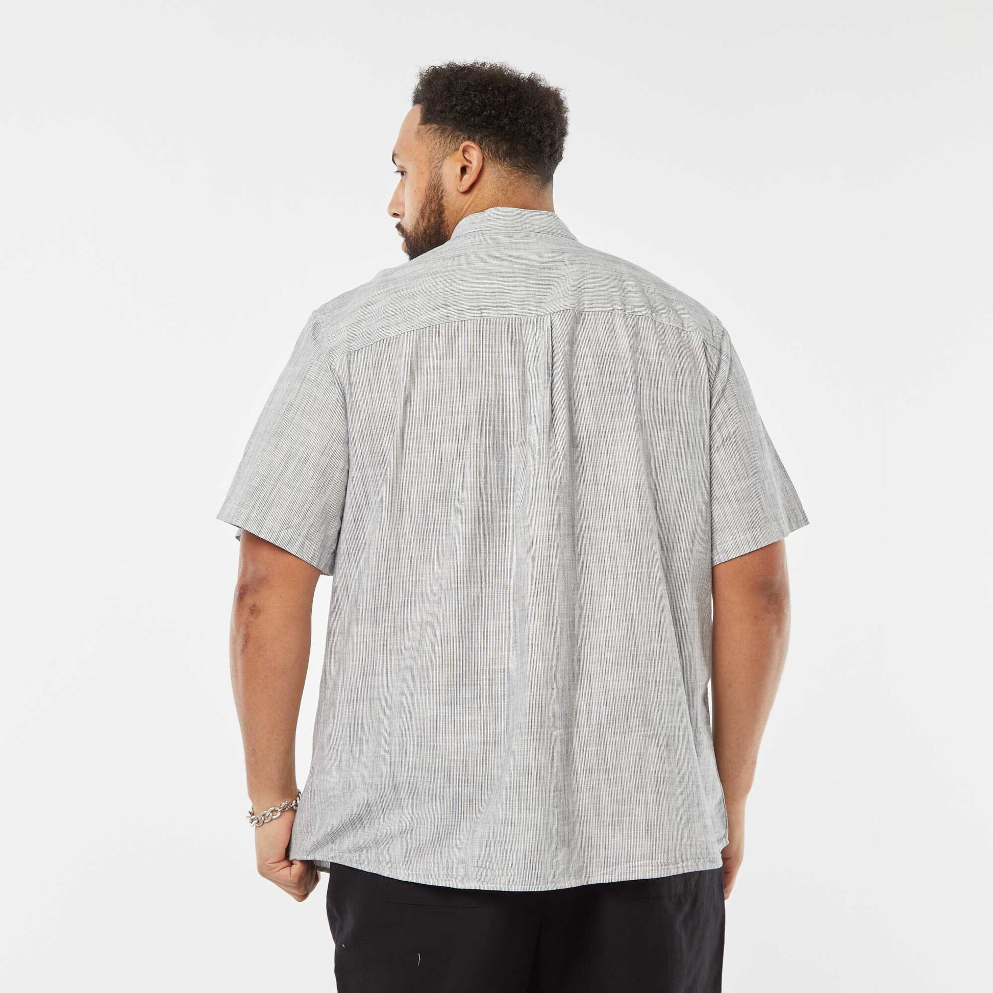 Chemise regular rayée BLEU