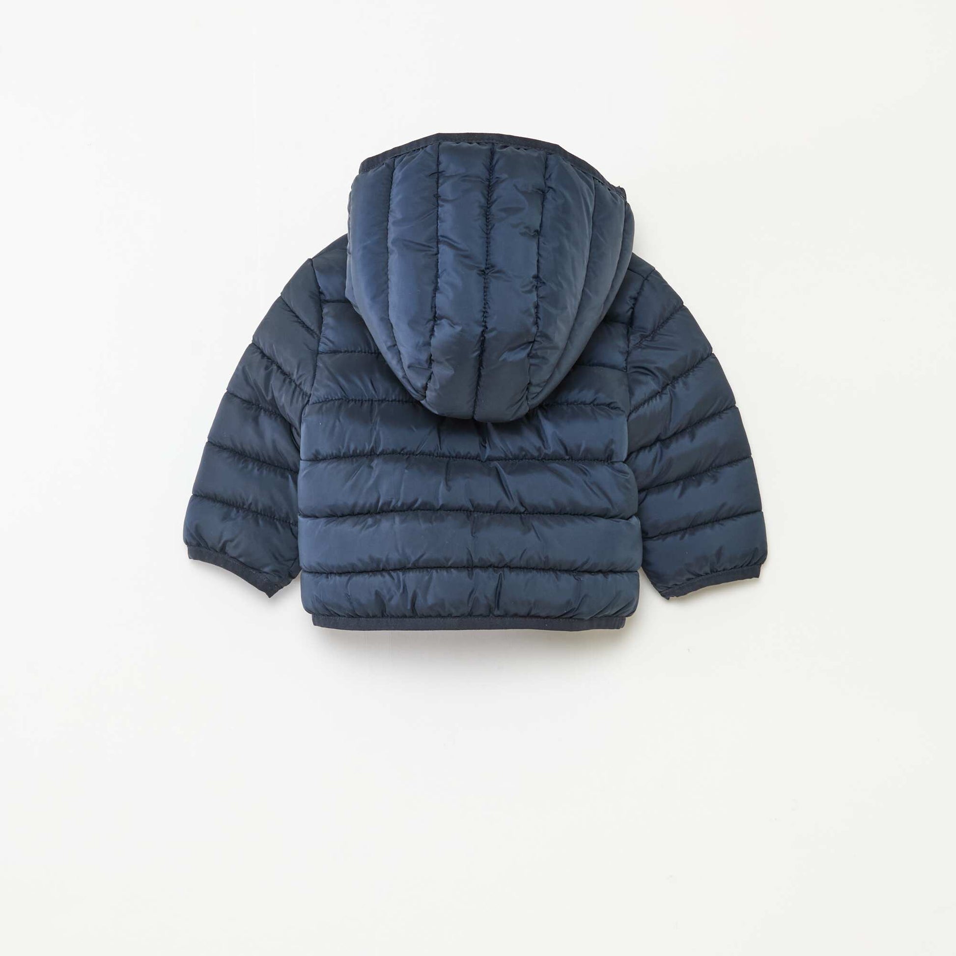 Doudoune à capuche matelassée BLEU