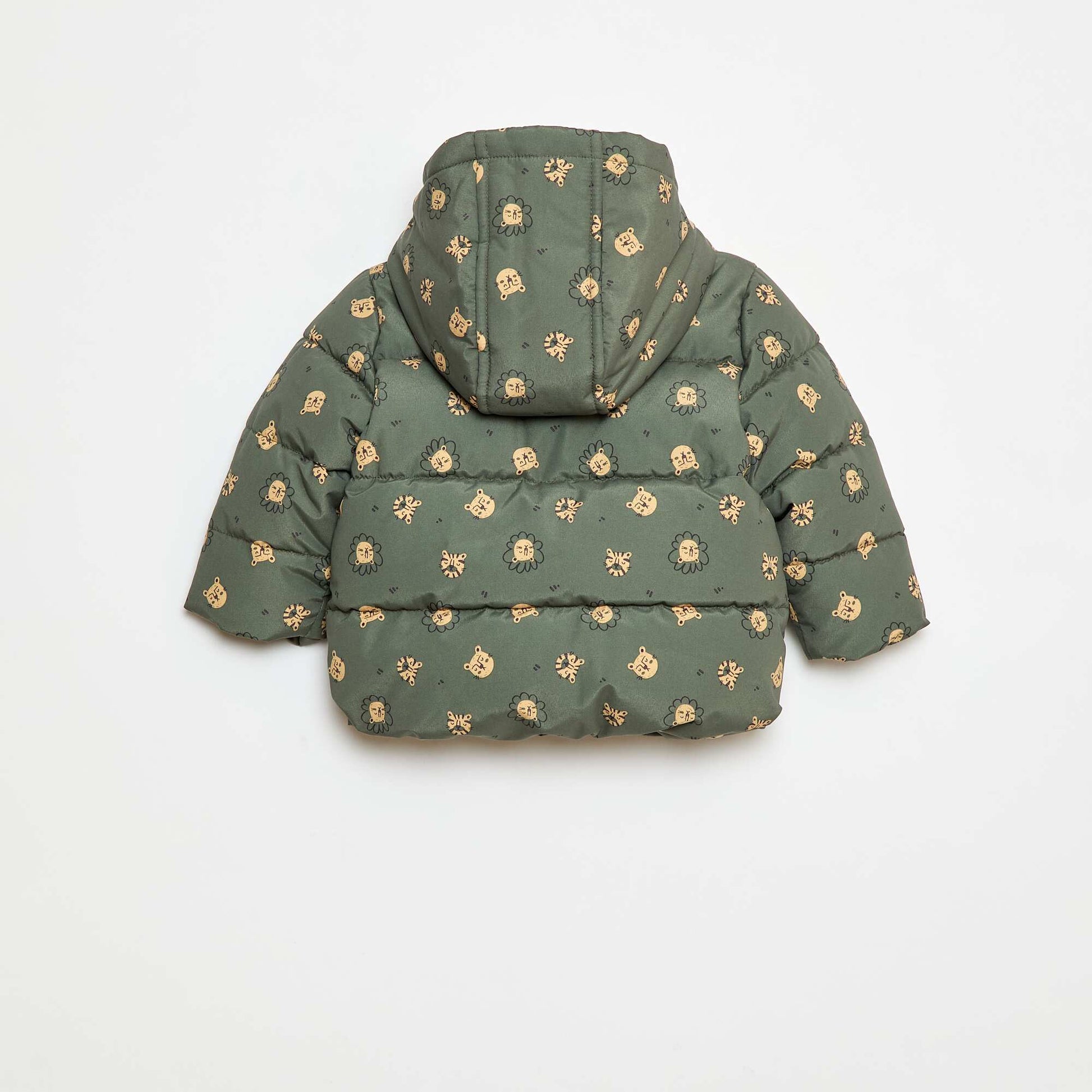 Doudoune à capuche VERT