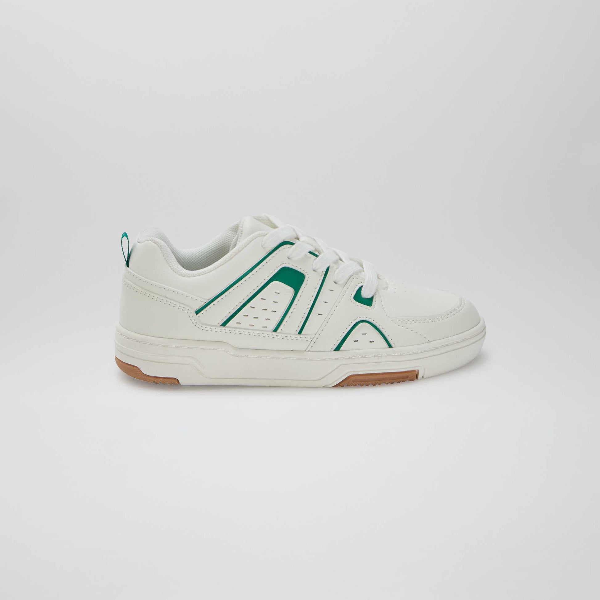 Baskets basses esprit sportif BLANC