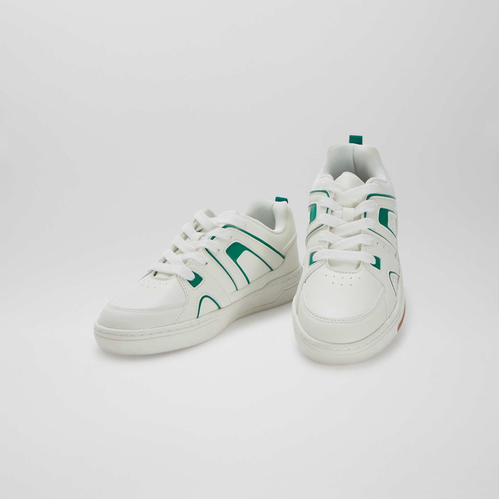Baskets basses esprit sportif BLANC