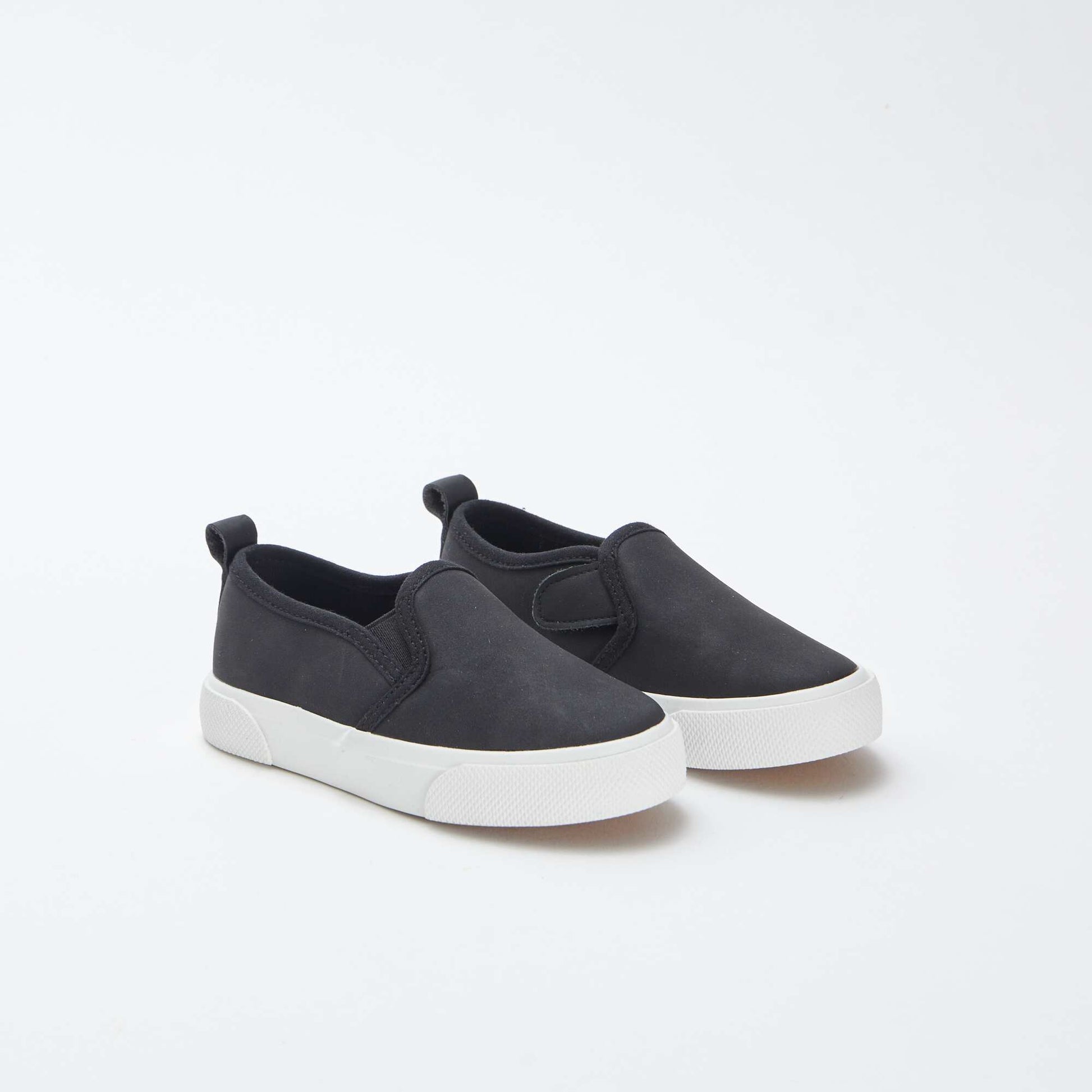 Baskets slip-on en suédine NOIR