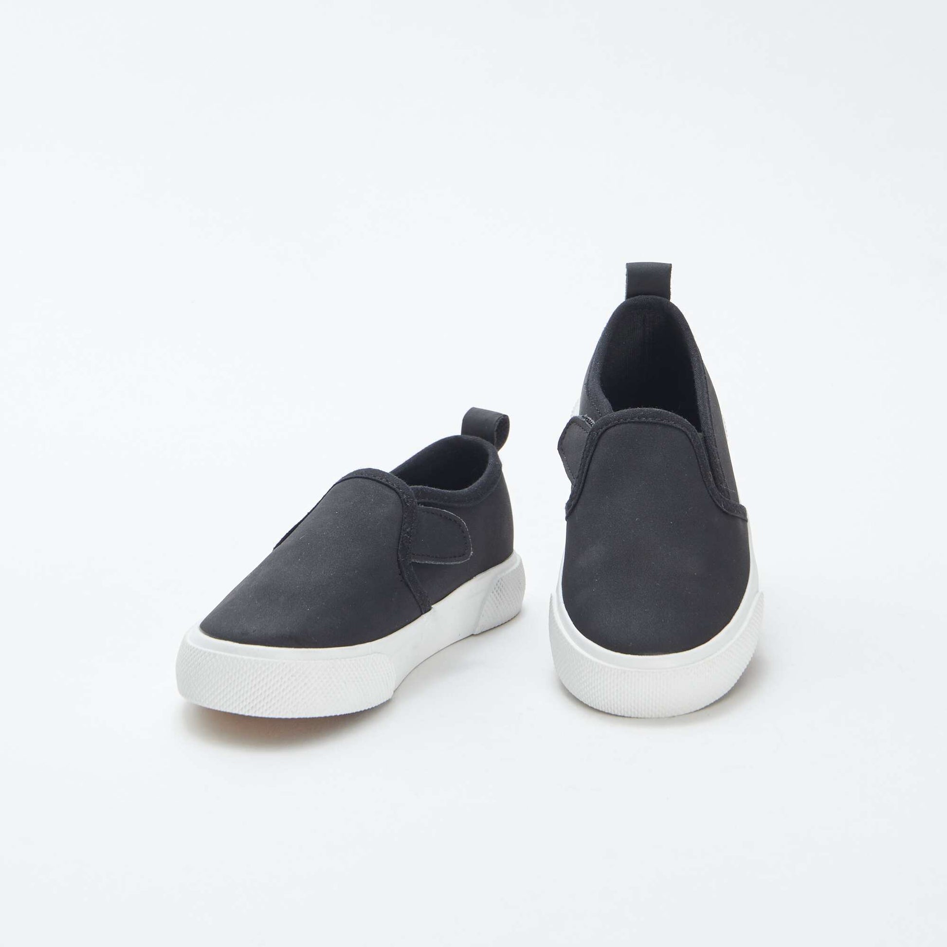 Baskets slip-on en suédine NOIR