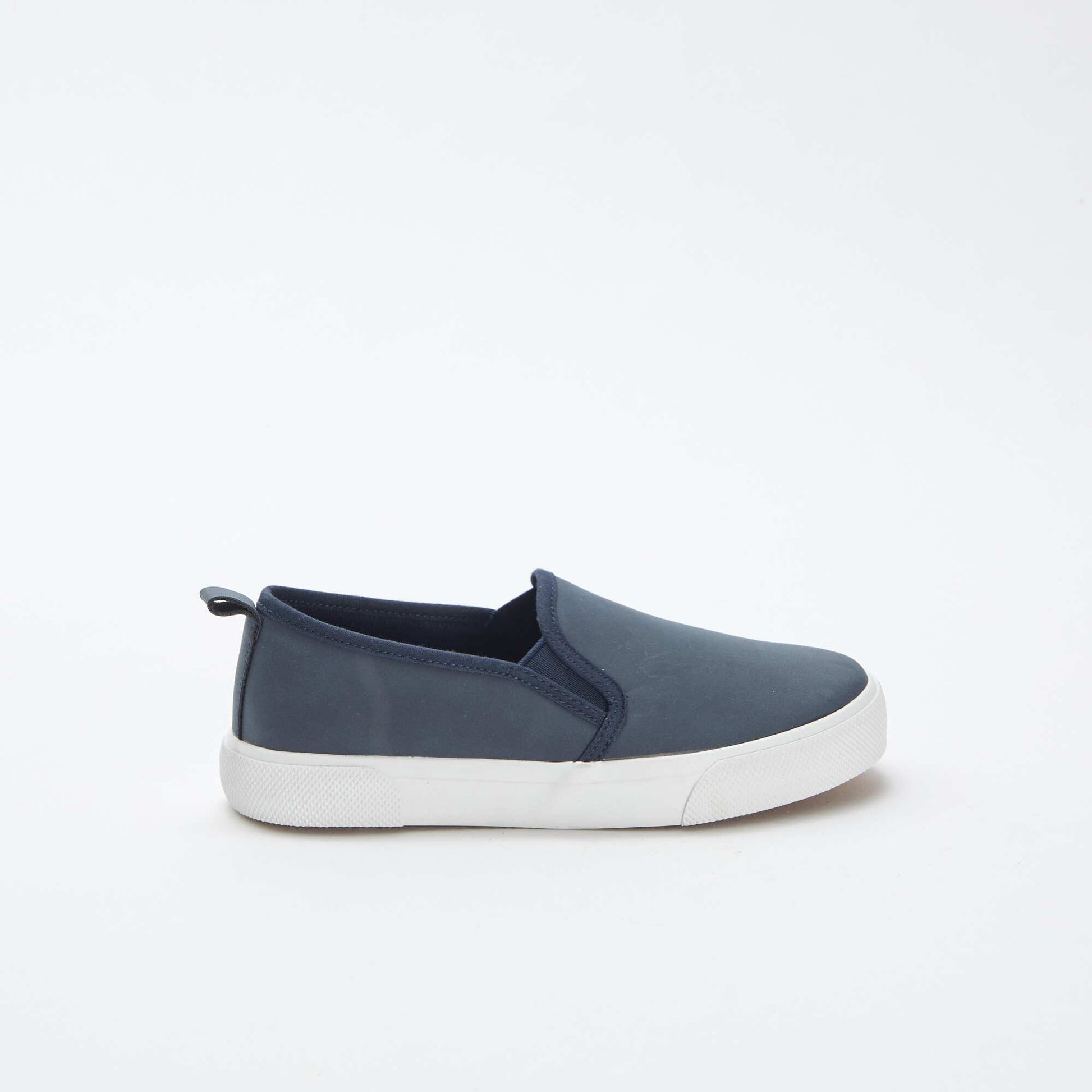 Baskets slip-on en suédine BLEU