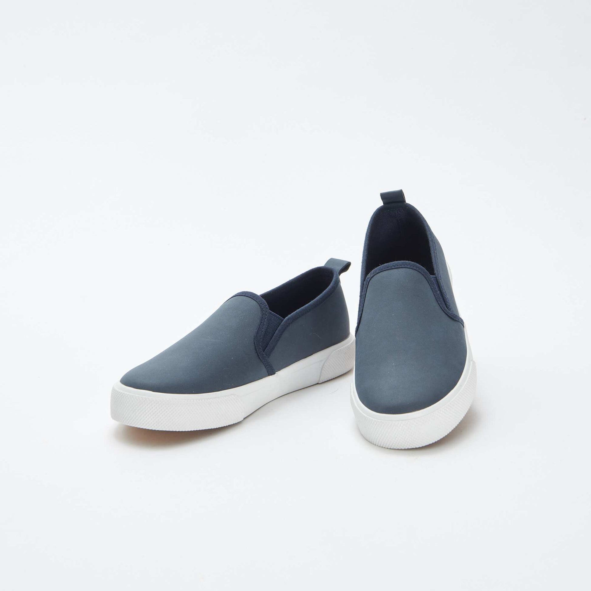 Baskets slip-on en suédine BLEU