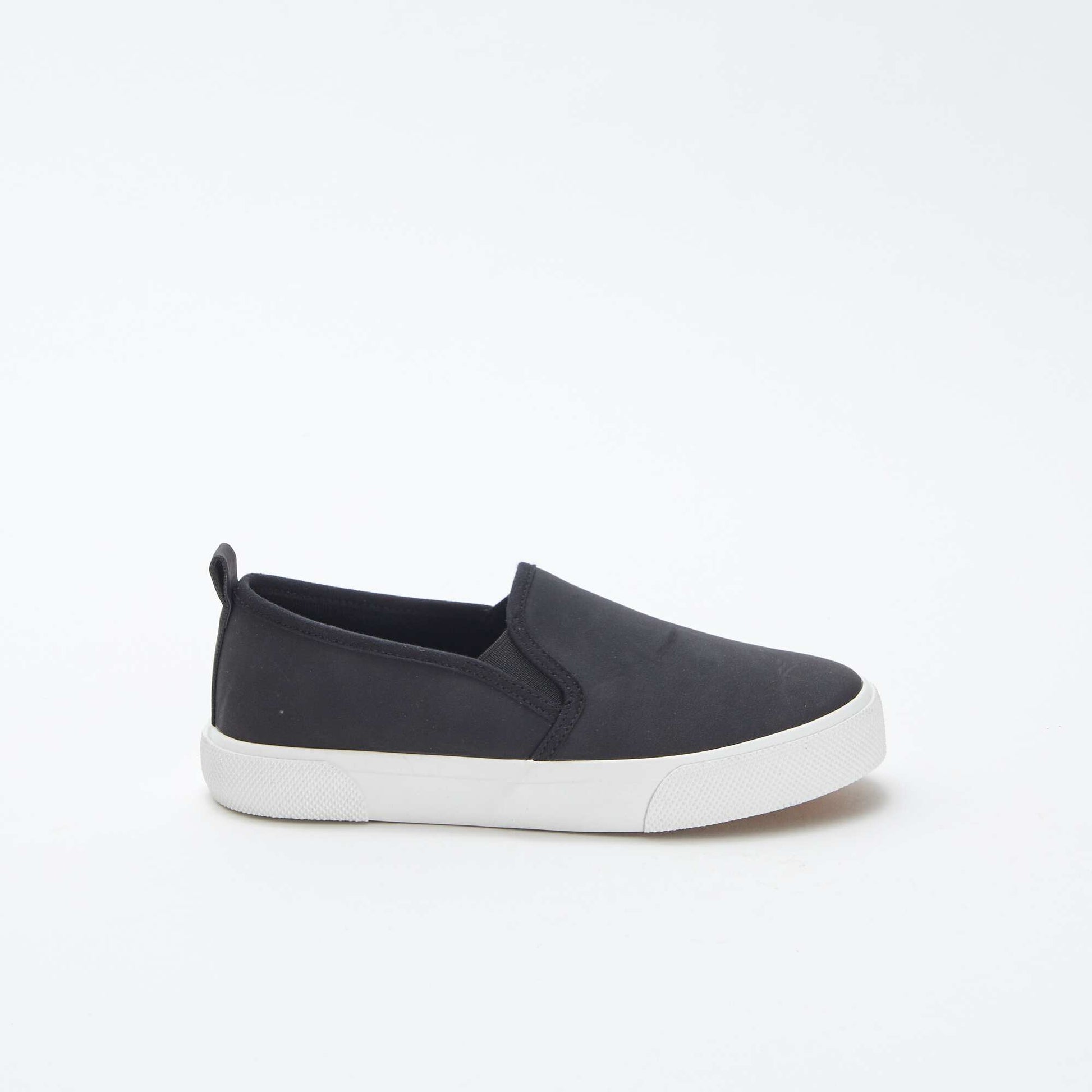 Baskets slip-on en suédine NOIR
