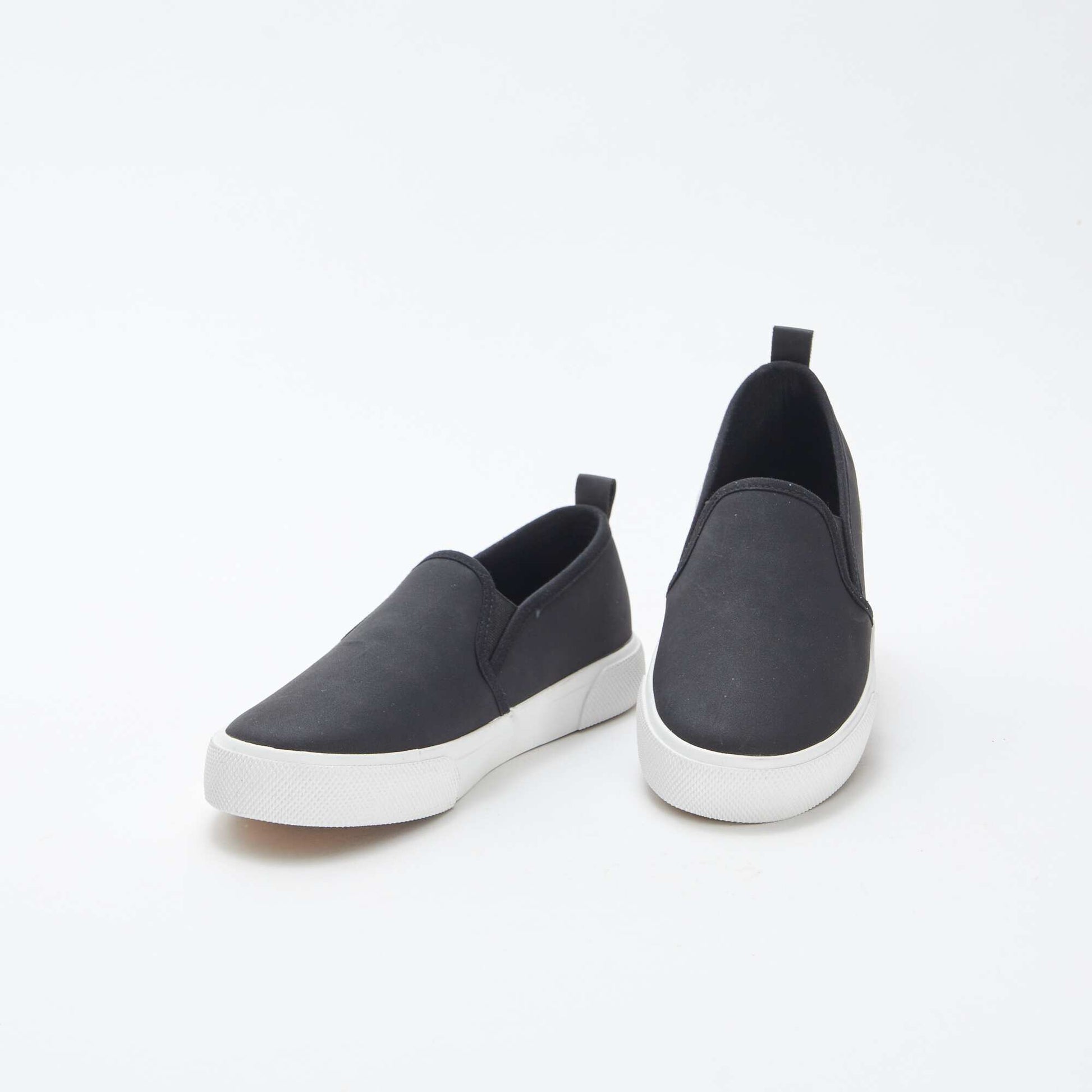 Baskets slip-on en suédine NOIR