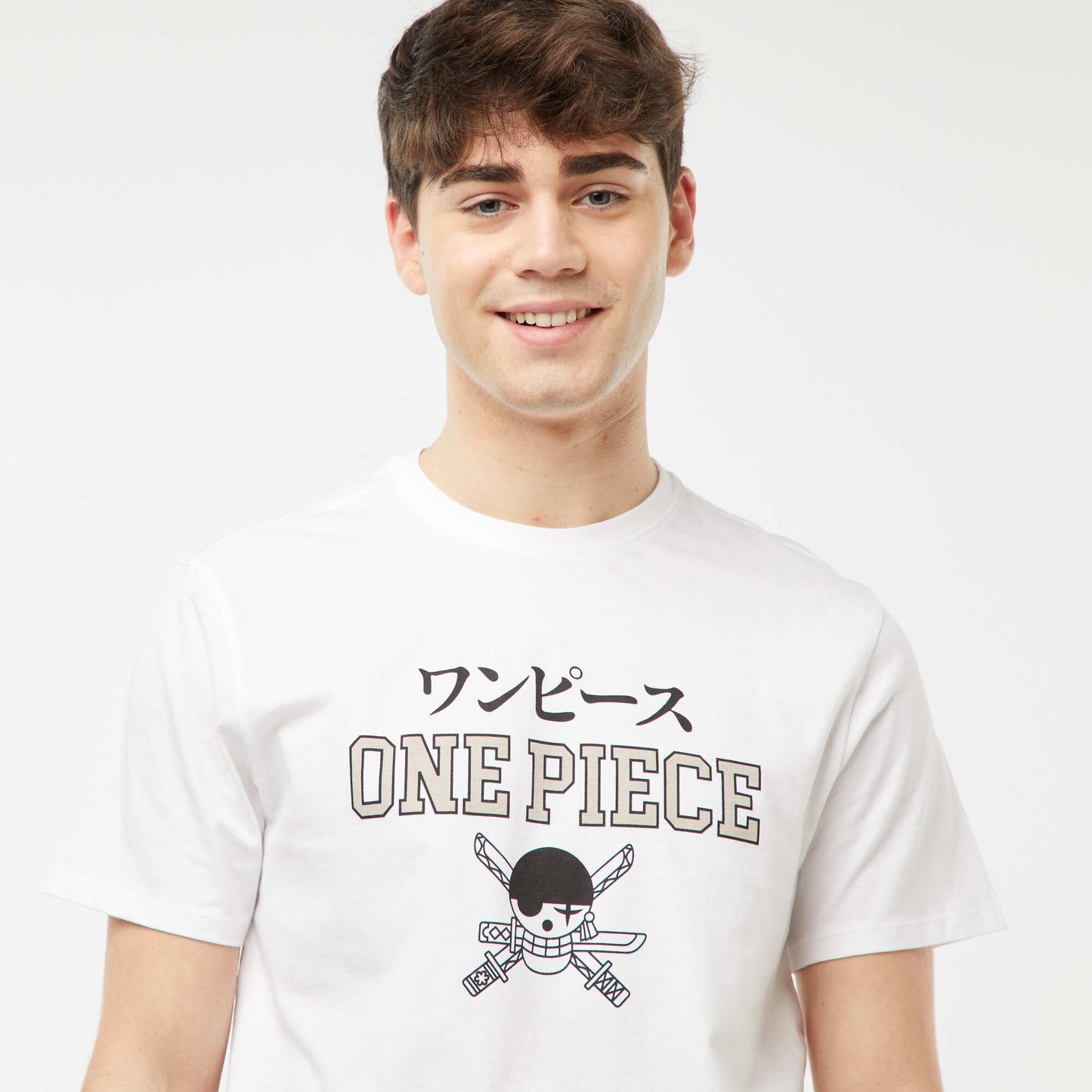 Tee-shirt imprimé 'One Piece' BLANC