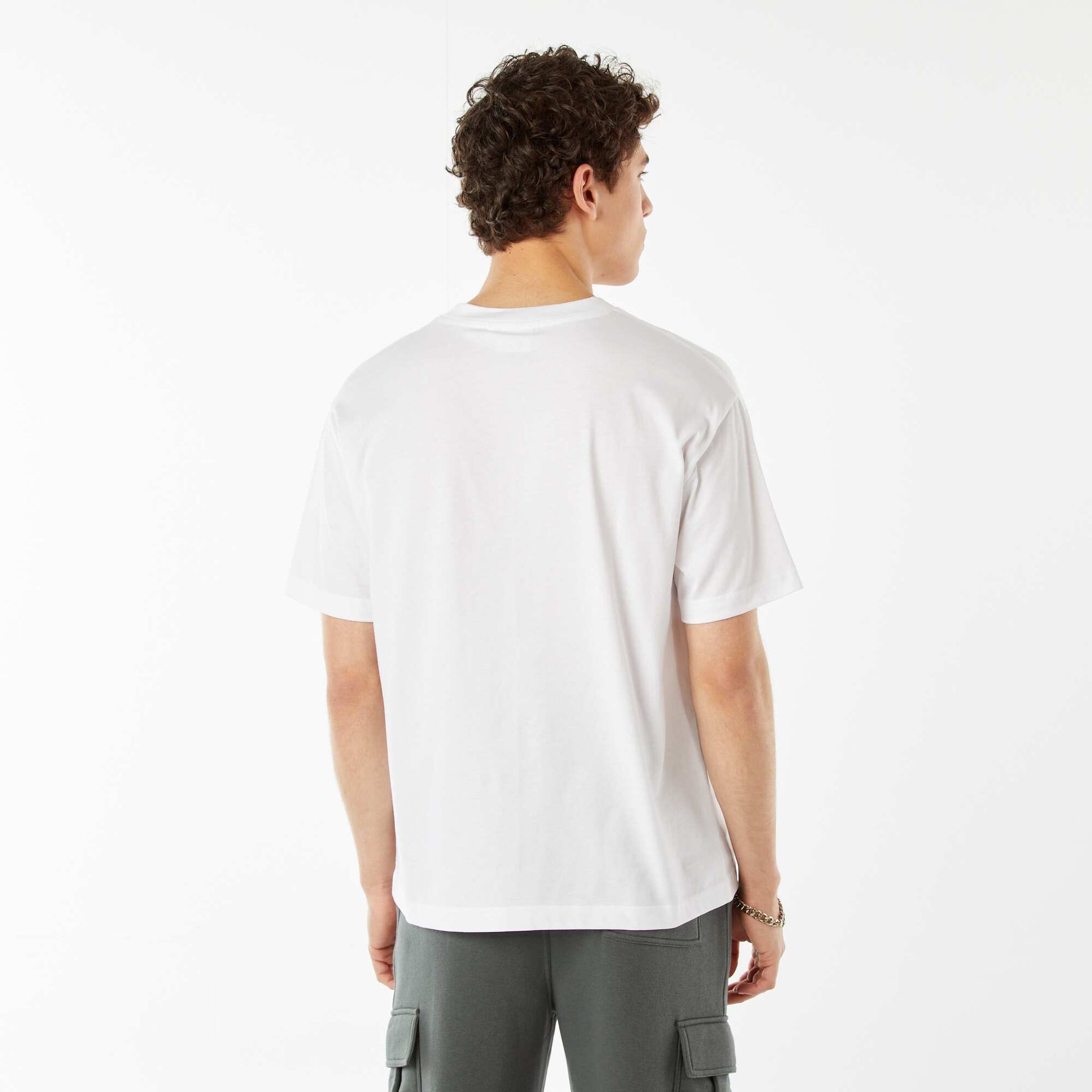 T-shirt 'Jaws' 'Les dents de la mer' manches courtes BLANC