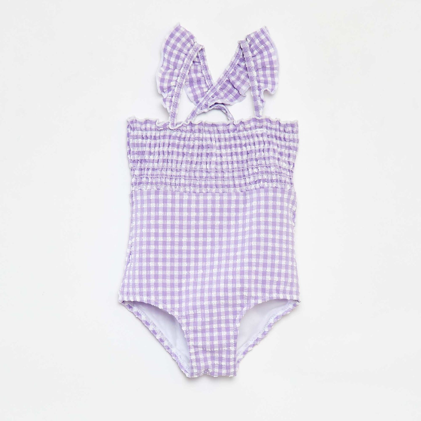 Maillot de bain volanté - 1 pièce VIOLET