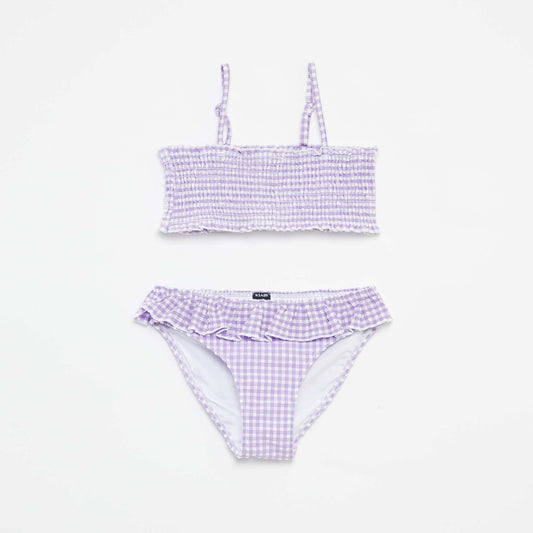 Maillot de bain vichy - 2 pièces VERT