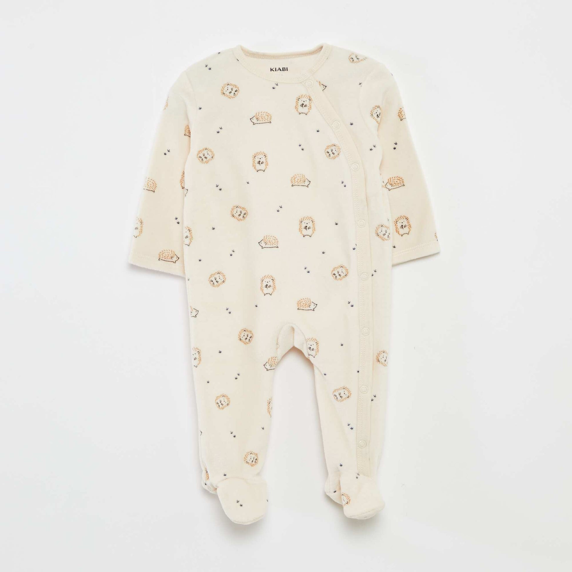 Lot de 2 dors-bien en velours BLANC