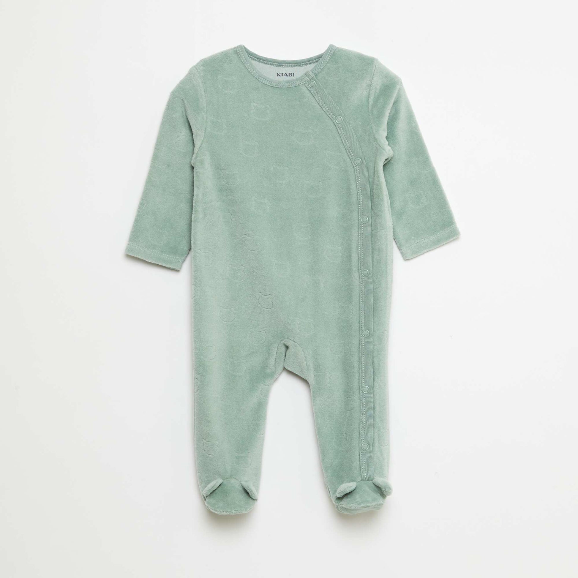 Lot de 2 dors-bien en velours VERT