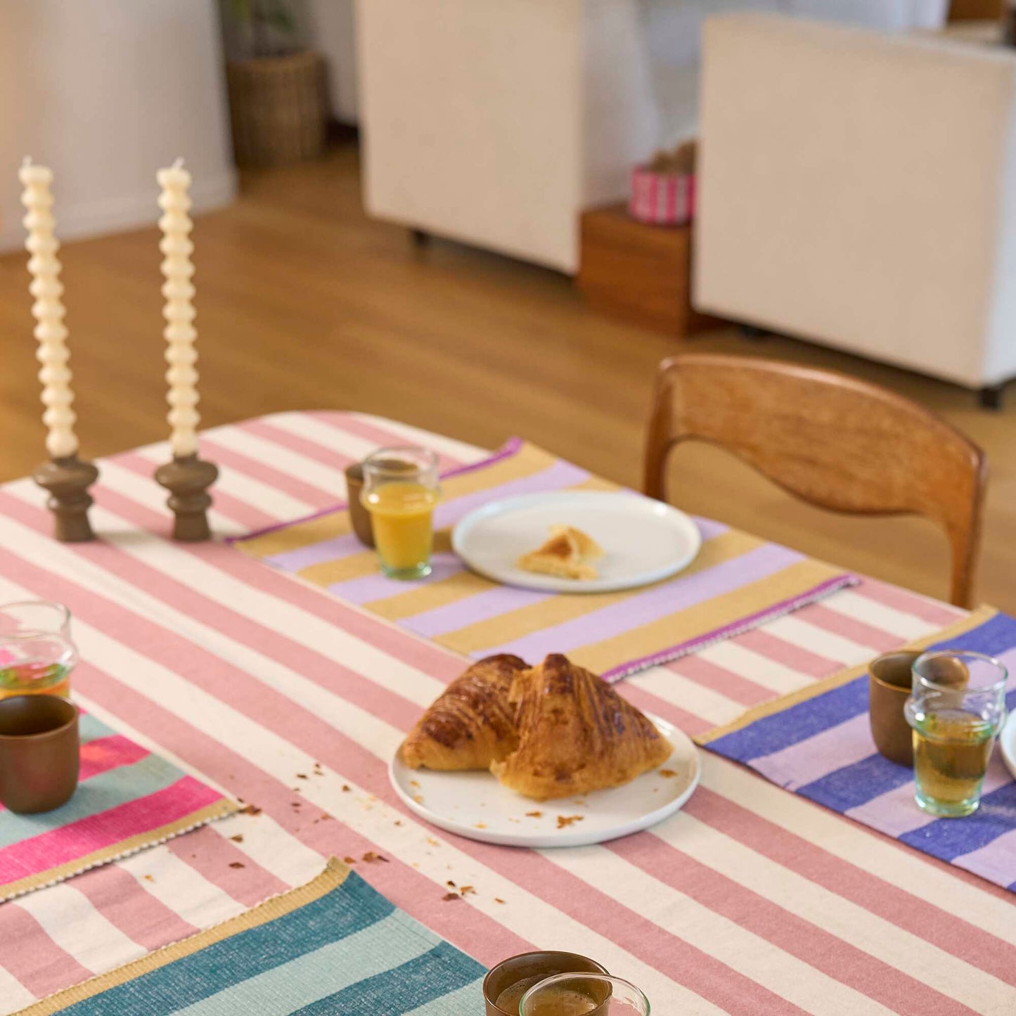 Lot de 2 sets de table fantaisies (32x45 cm) - Kiabi Home JAUNE