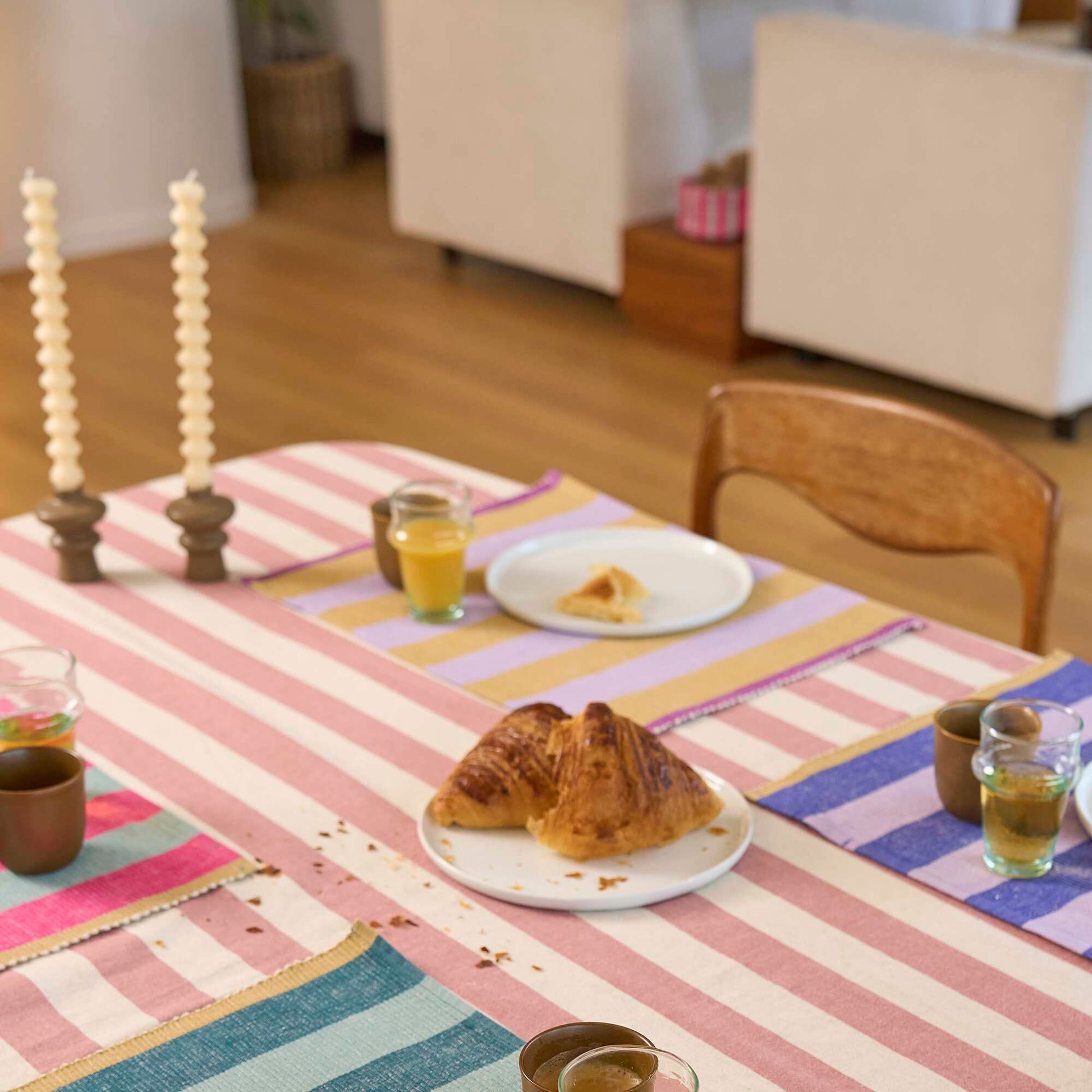 Lot de 2 sets de table fantaisies (32x45 cm) - Kiabi Home JAUNE