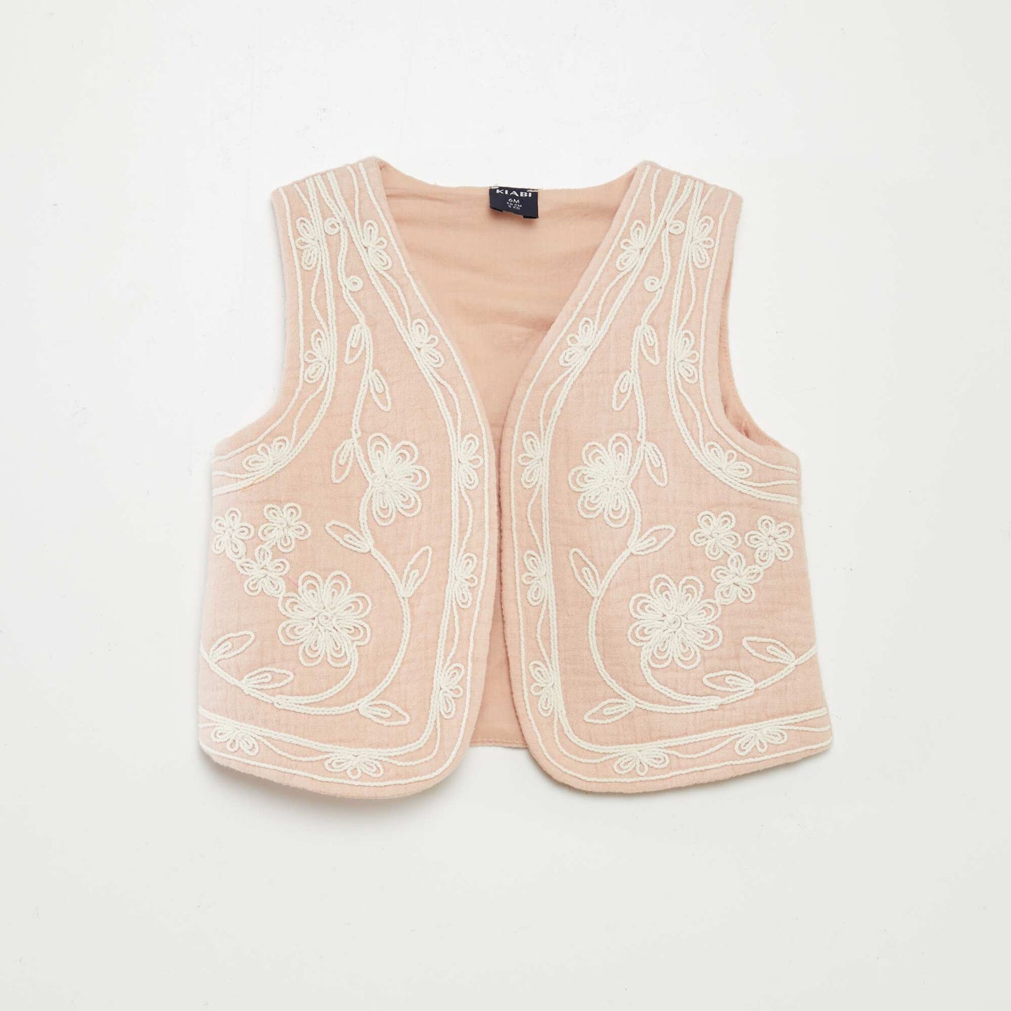 Ensemble t-shirt + legging + veste sans manches - 3 pièces BLANC
