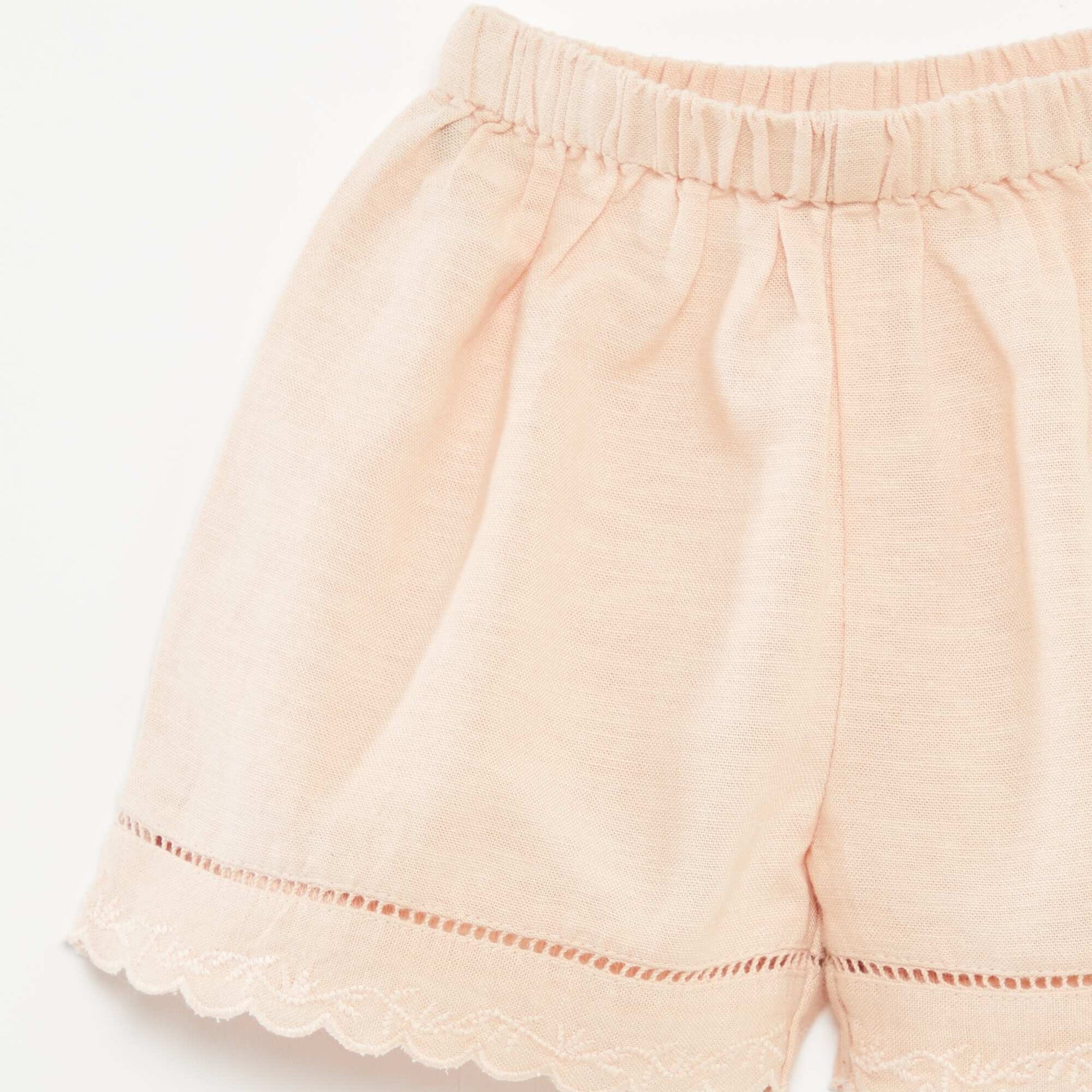 Ensemble t-shirt sans manches + short - 2 pièces BEIGE