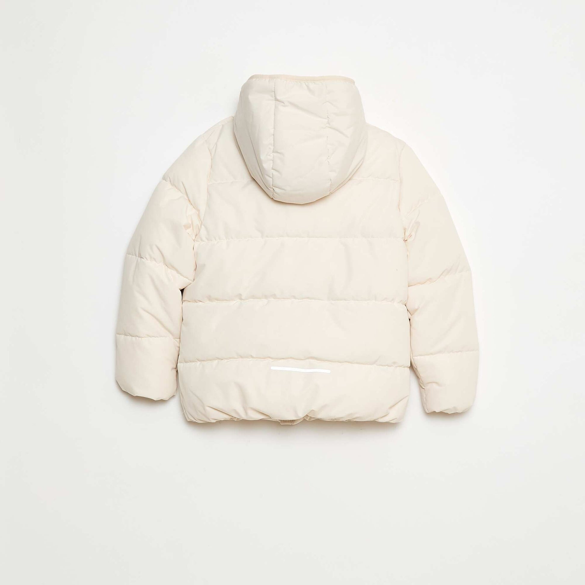 Doudoune chaude à capuche BLANC