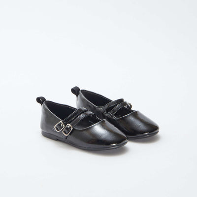 Ballerines babies vernies NOIR
