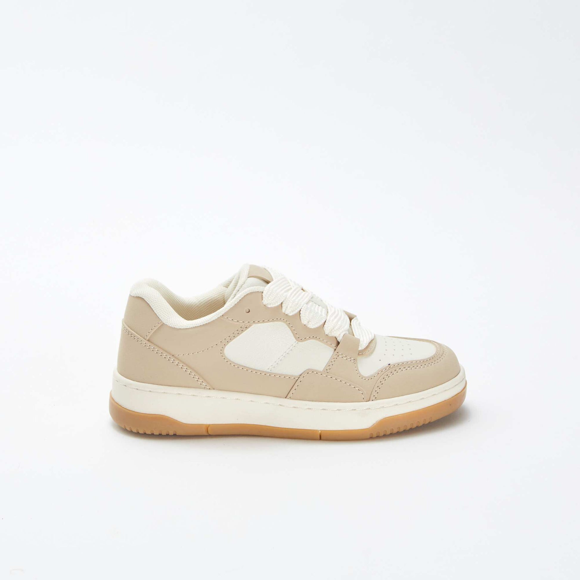 Baskets basses type skate BEIGE