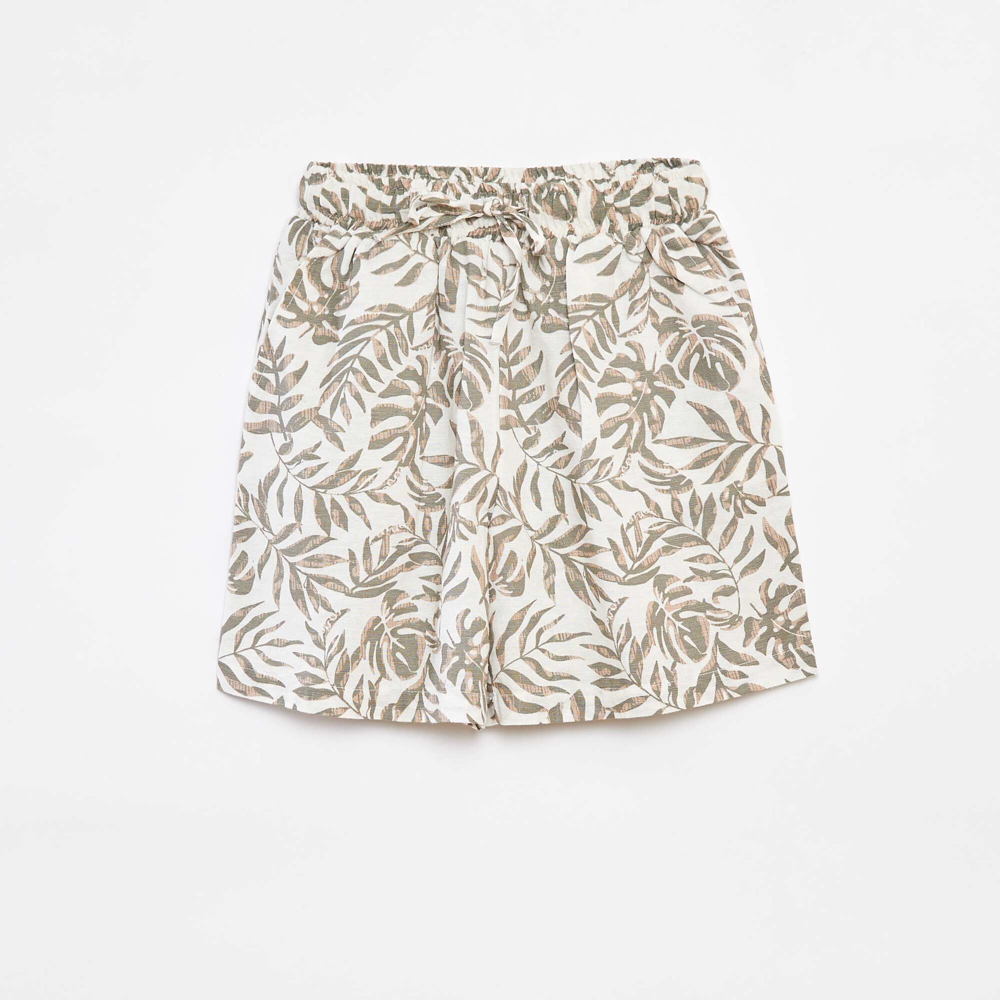 Short avec imprimé BEIGE