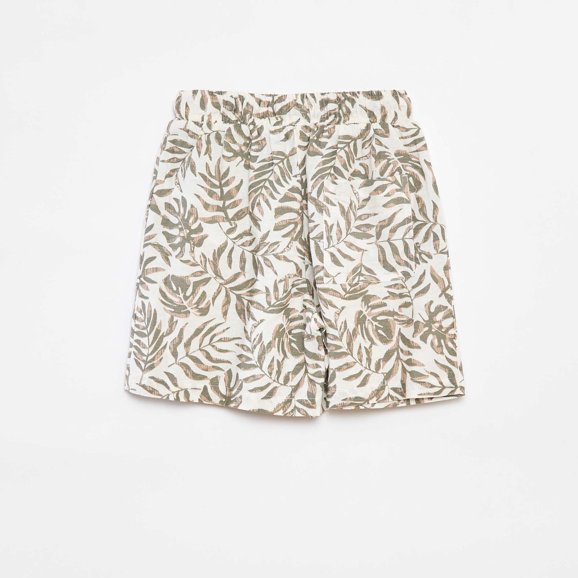 Short avec imprimé BEIGE