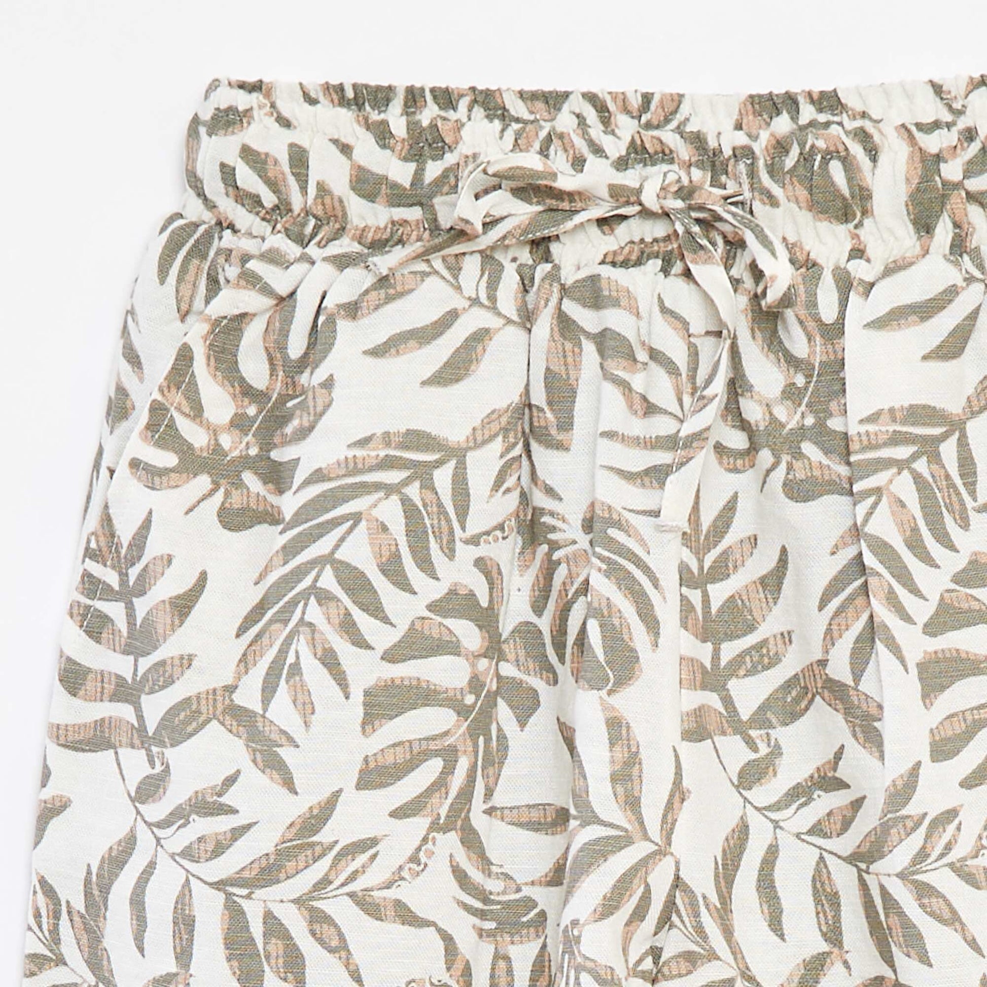 Short avec imprimé BEIGE