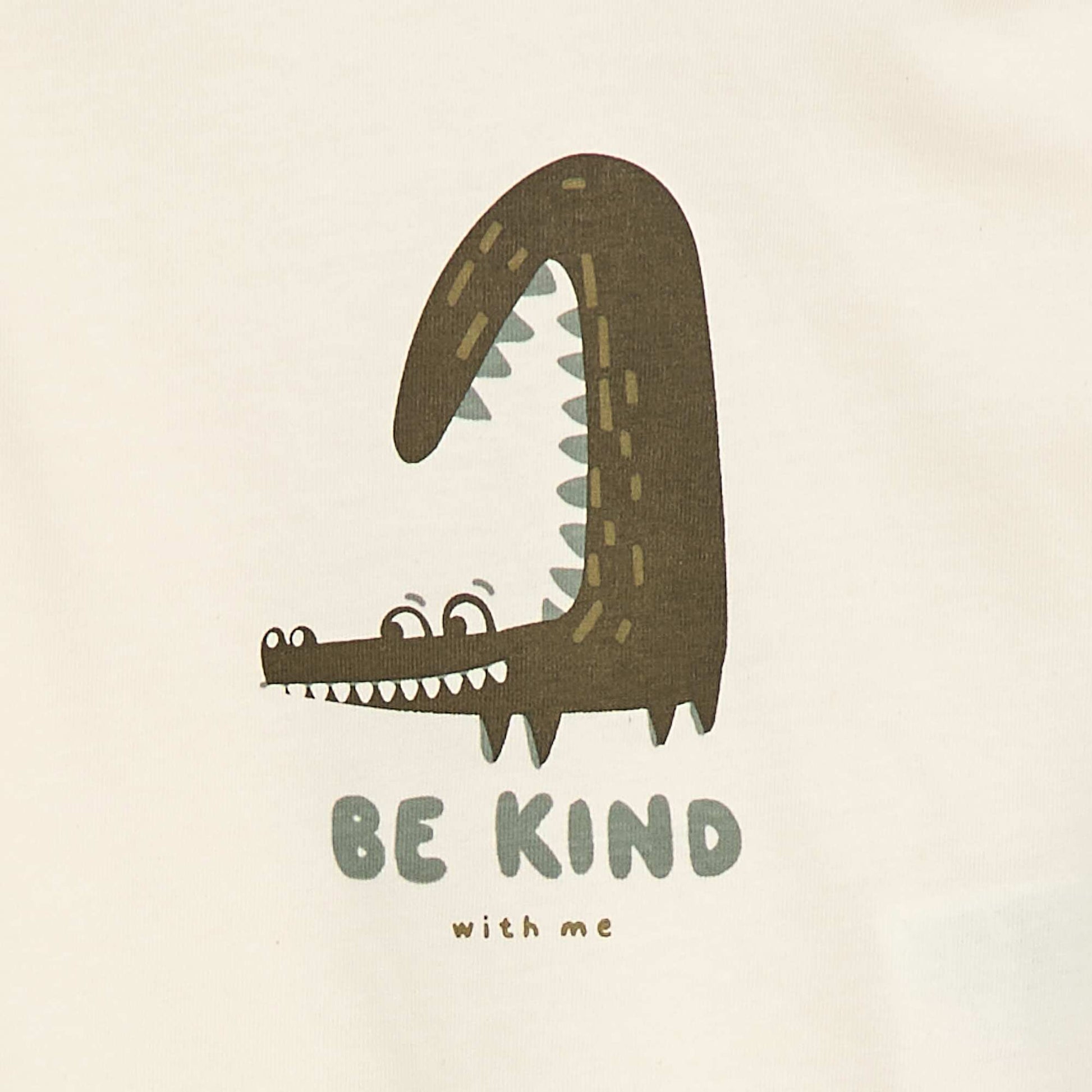 T-shirt à manches longues avec animation BLANC