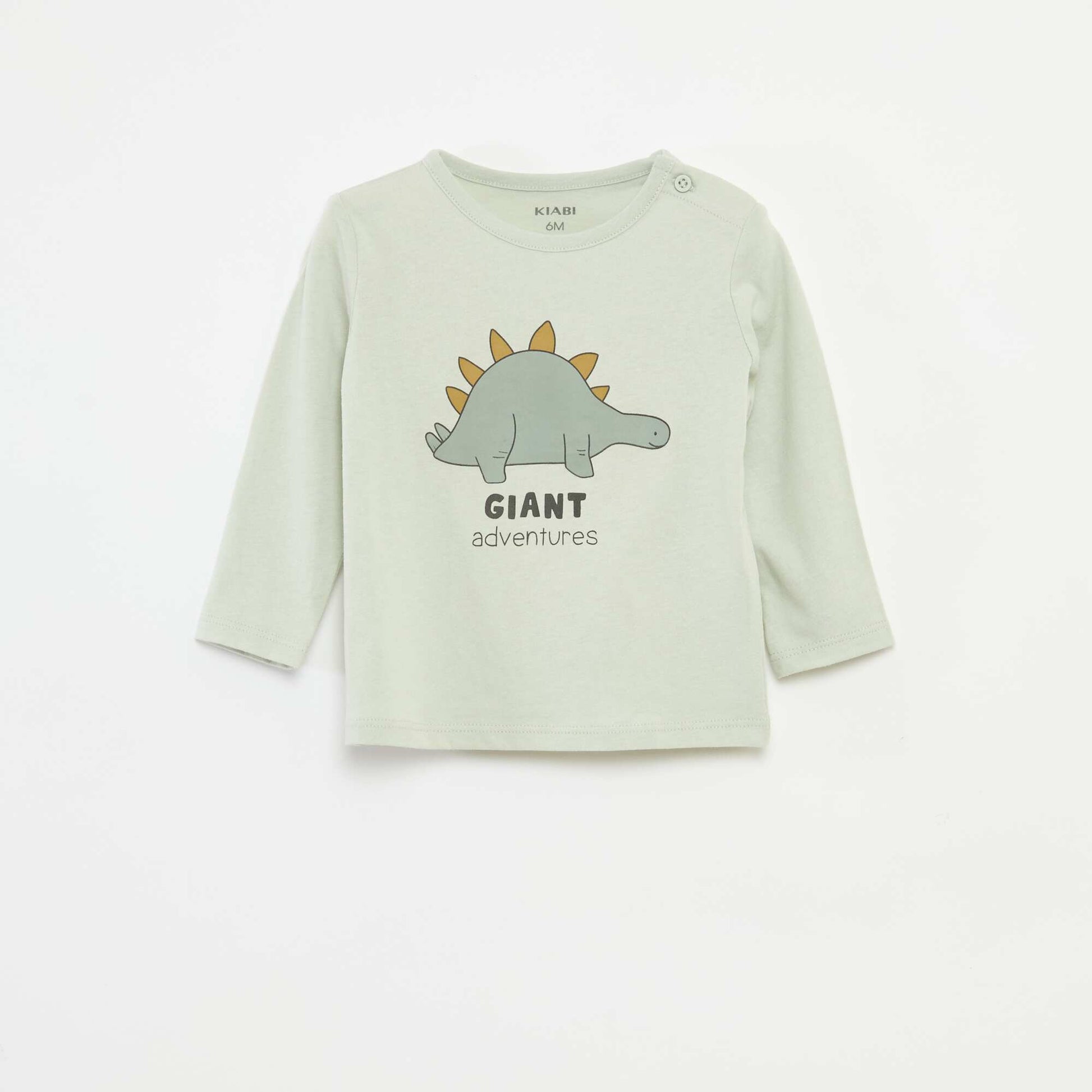 T-shirt à manches longues avec animation BLEU