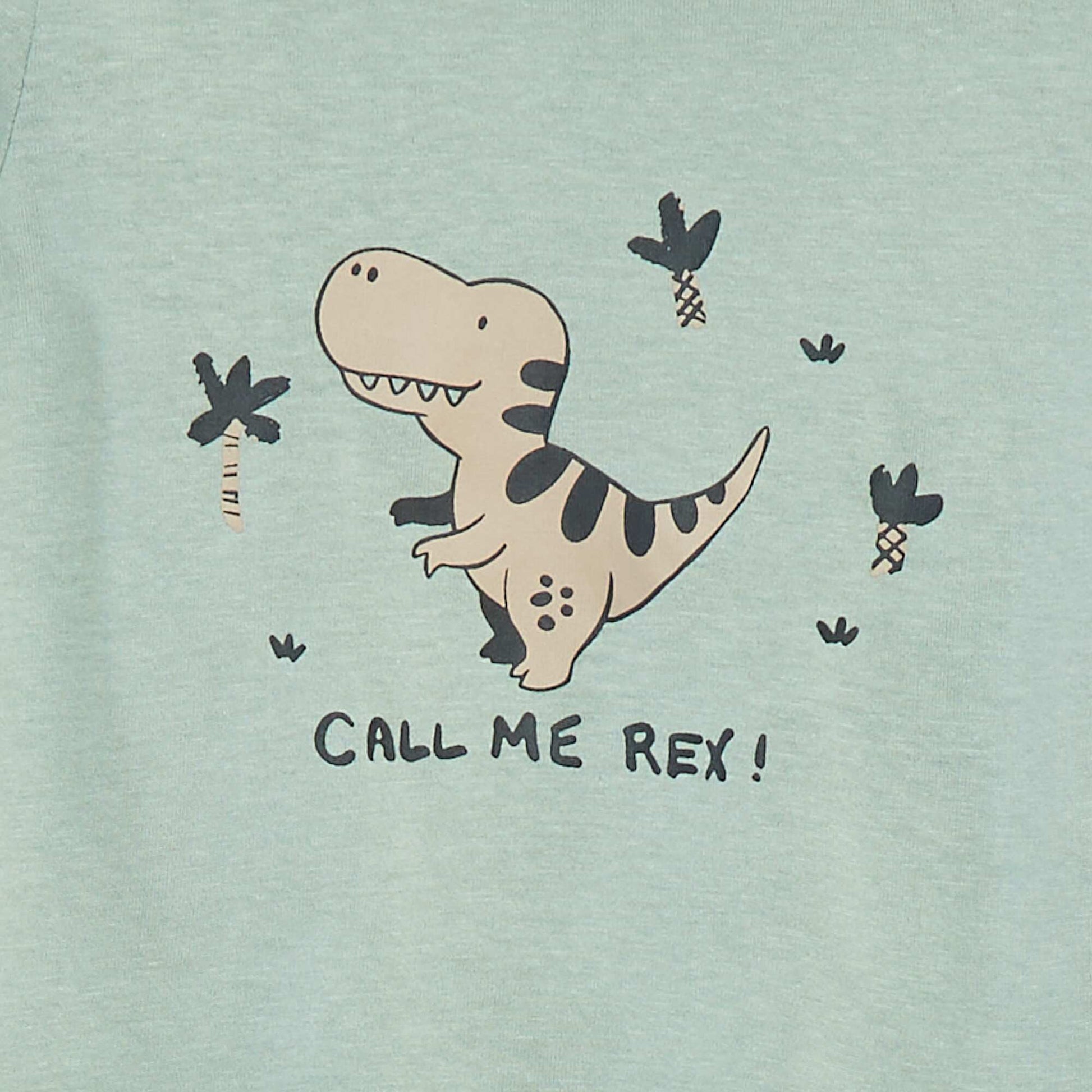 T-shirt à manches longues avec animation VERT