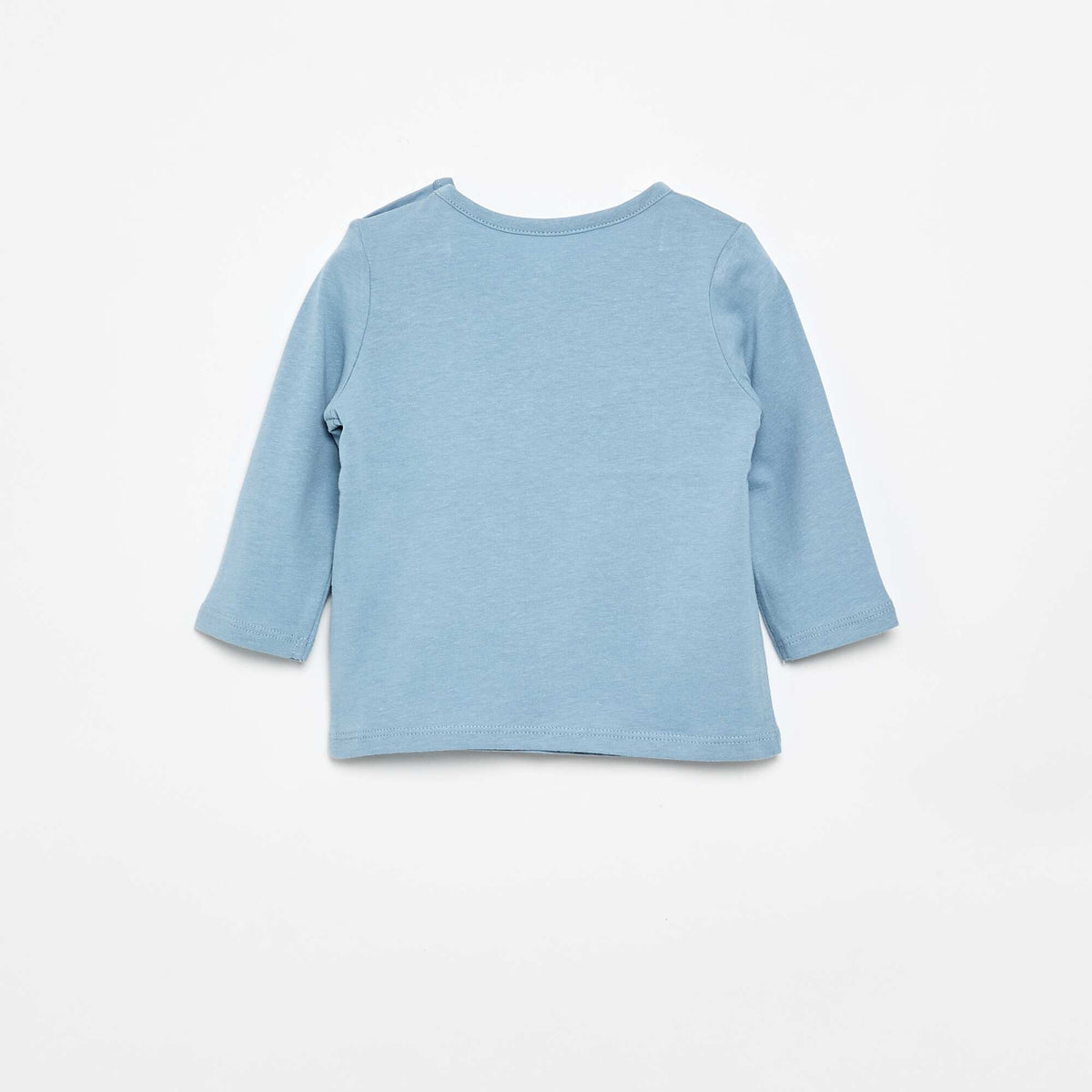 T-shirt à manches longues avec animation BLEU
