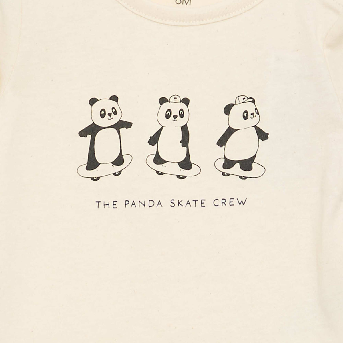 T-shirt à manches longues avec animation BLANC