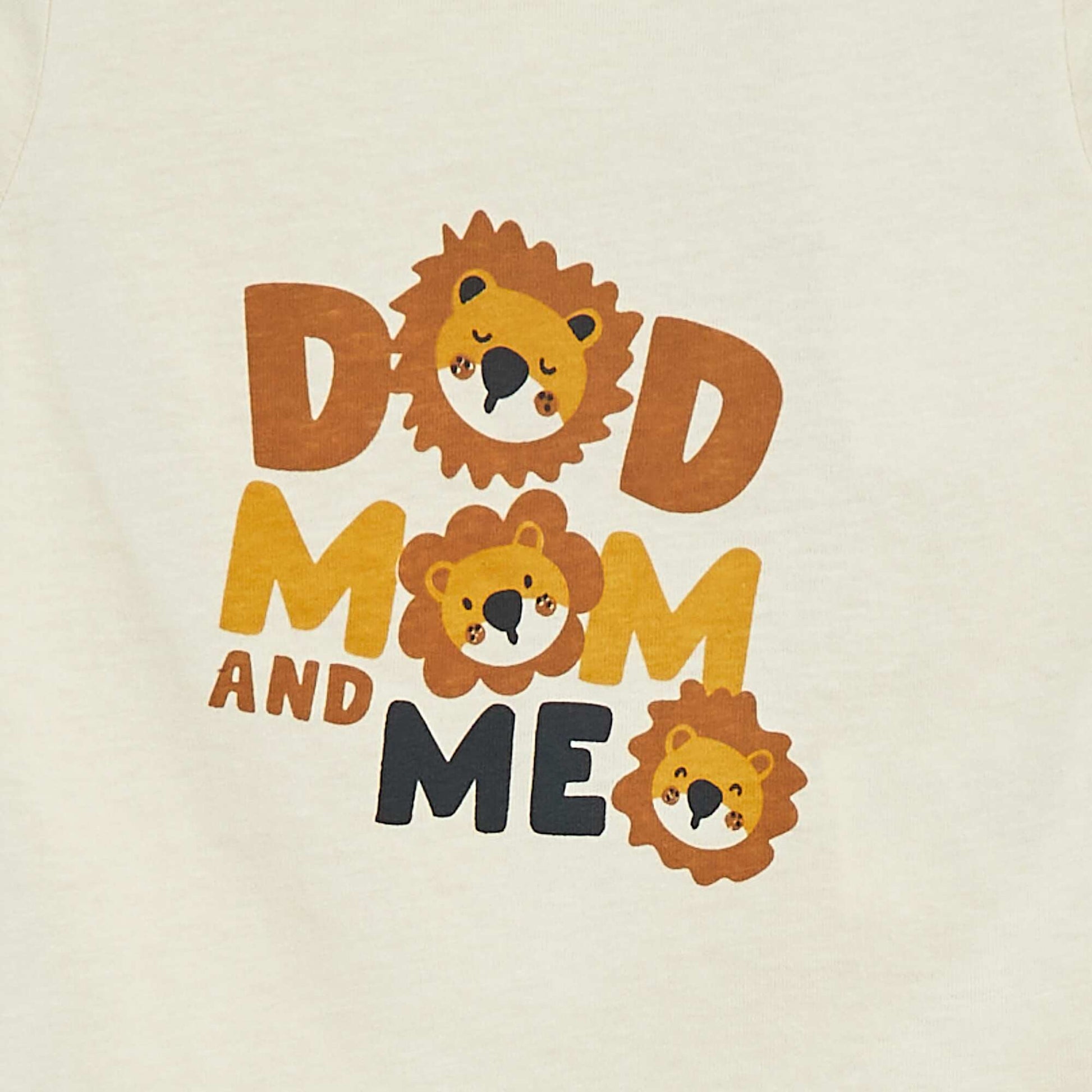 T-shirt à manches longues avec animation BEIGE