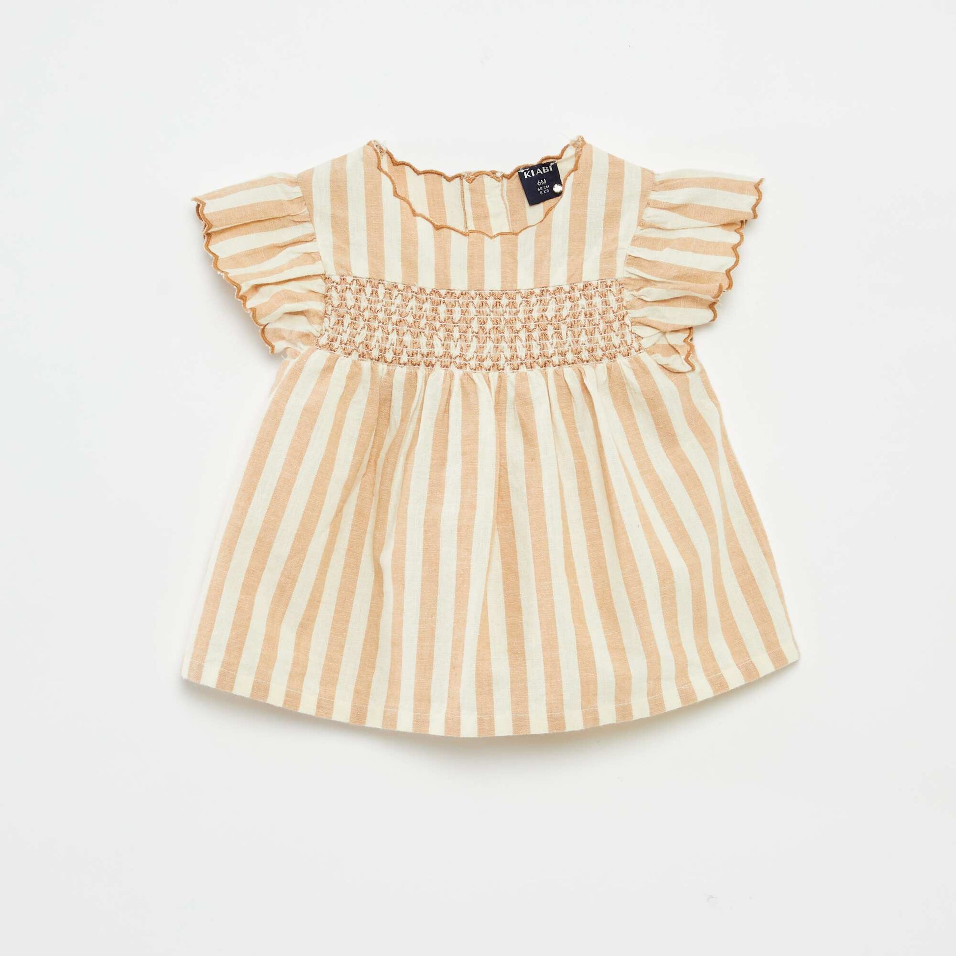 Blouse légère avec broderie BEIGE
