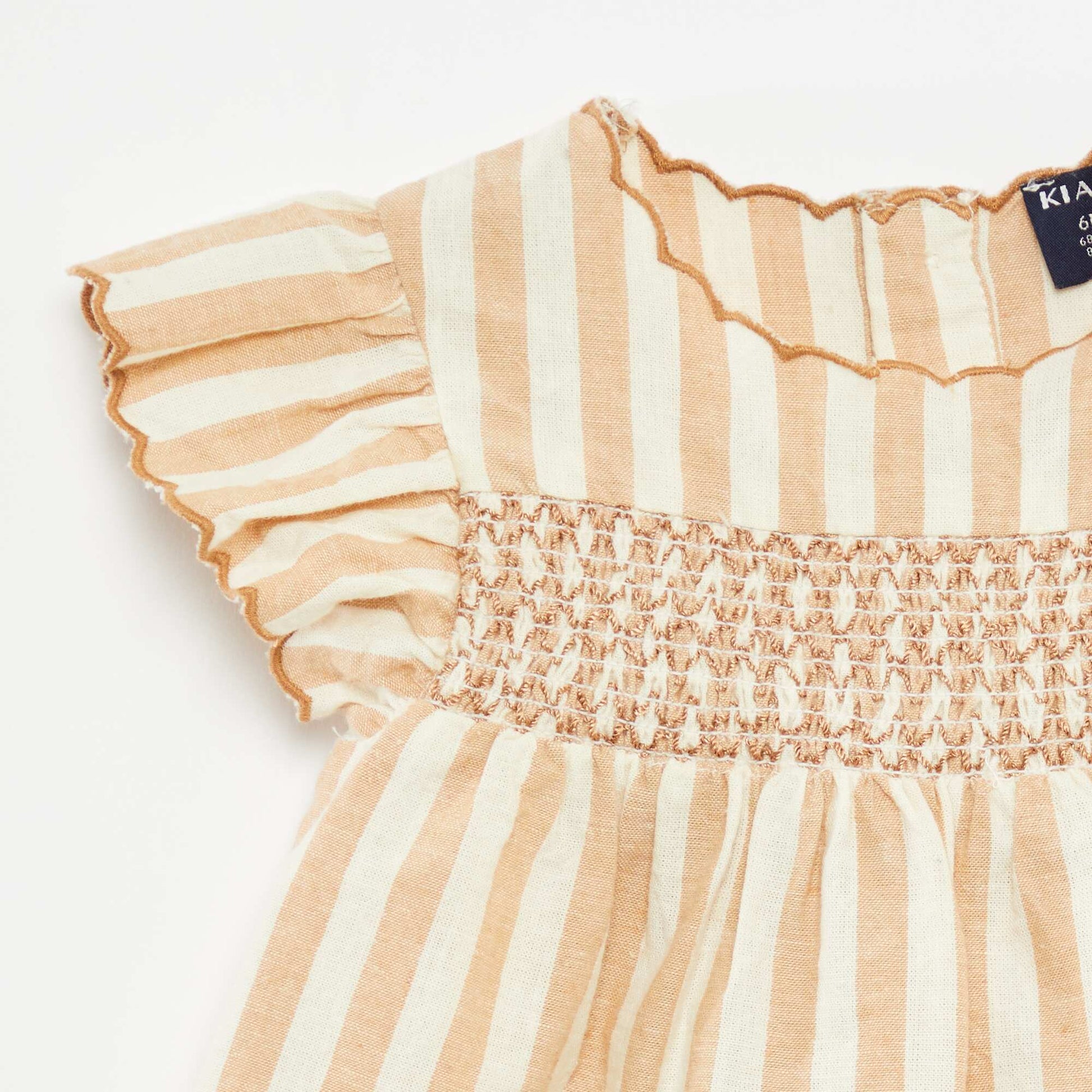 Blouse légère avec broderie BEIGE
